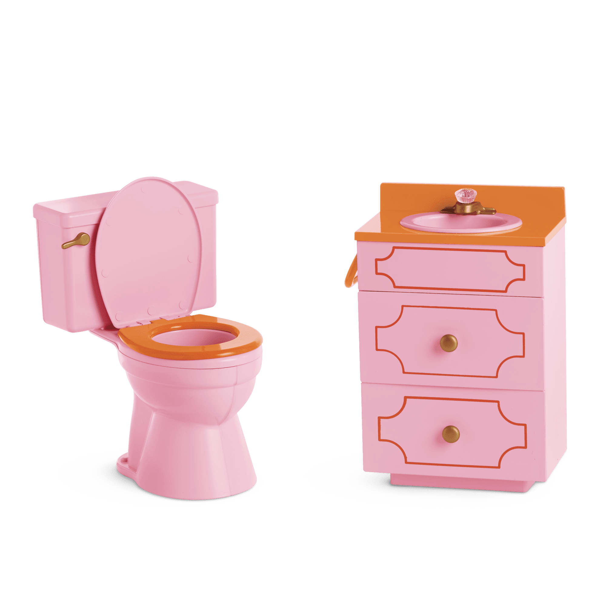 Julie's™ Groovy Bathroom for 18-inch Dolls (Historical Characters)