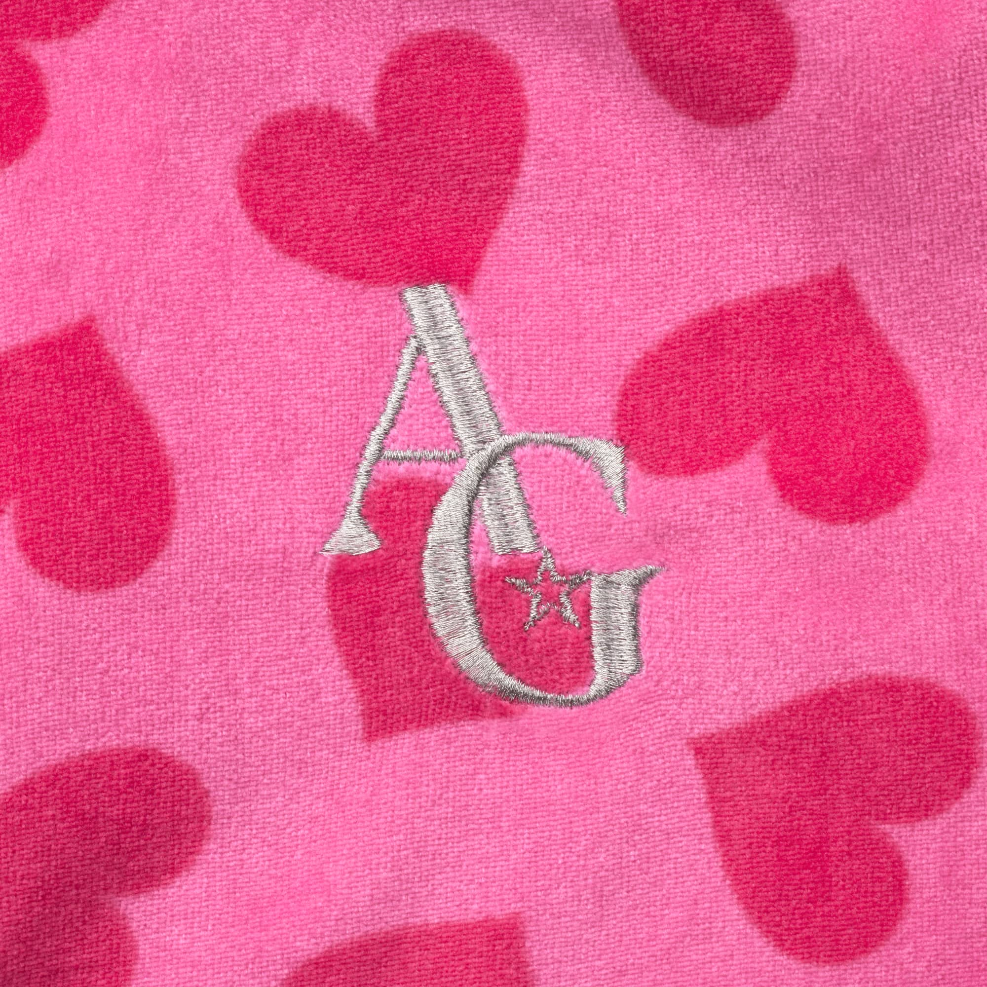 Pink Hearts Hoodie Dress for Girls & 18-inch Dolls