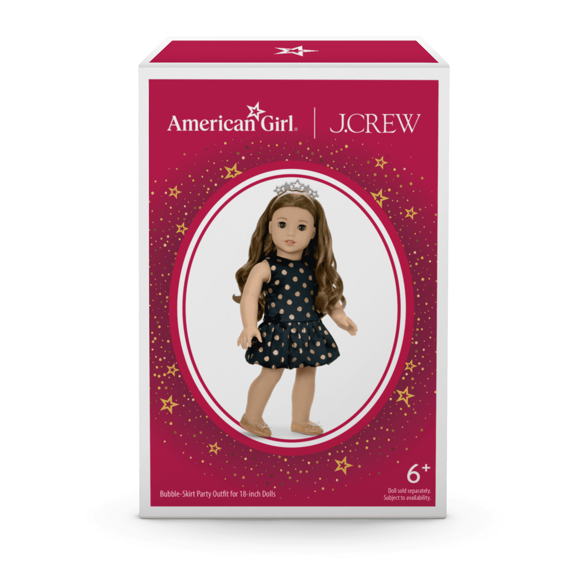 American Girl® x J.Crew Bubble-Skirt Party Outfit for 18-inch Dolls