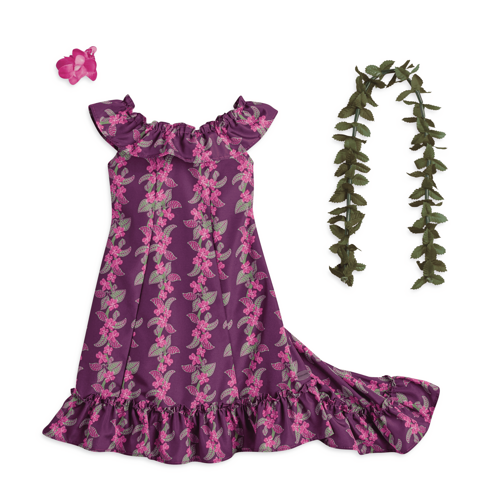 Nanea's Holoku Dress for 18-inch Dolls (Historical Characters) Nanea's Holoku Dress for 18-inch Dolls (Historical Characters)