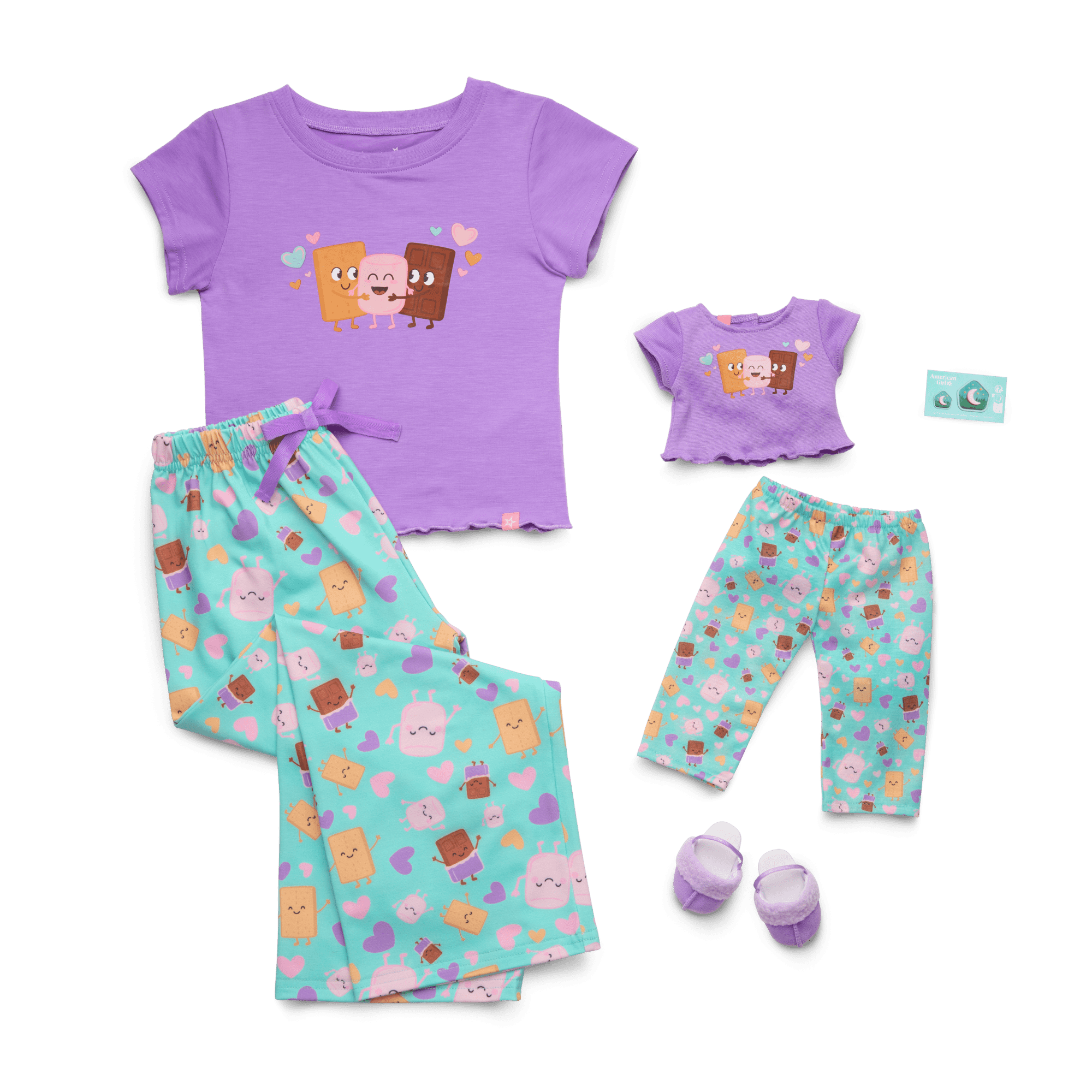 Daisy Davenport’s™ S’mores PJs Bundle for Girls & for 18-inch Dolls (Girl of the Year™ 2027)
