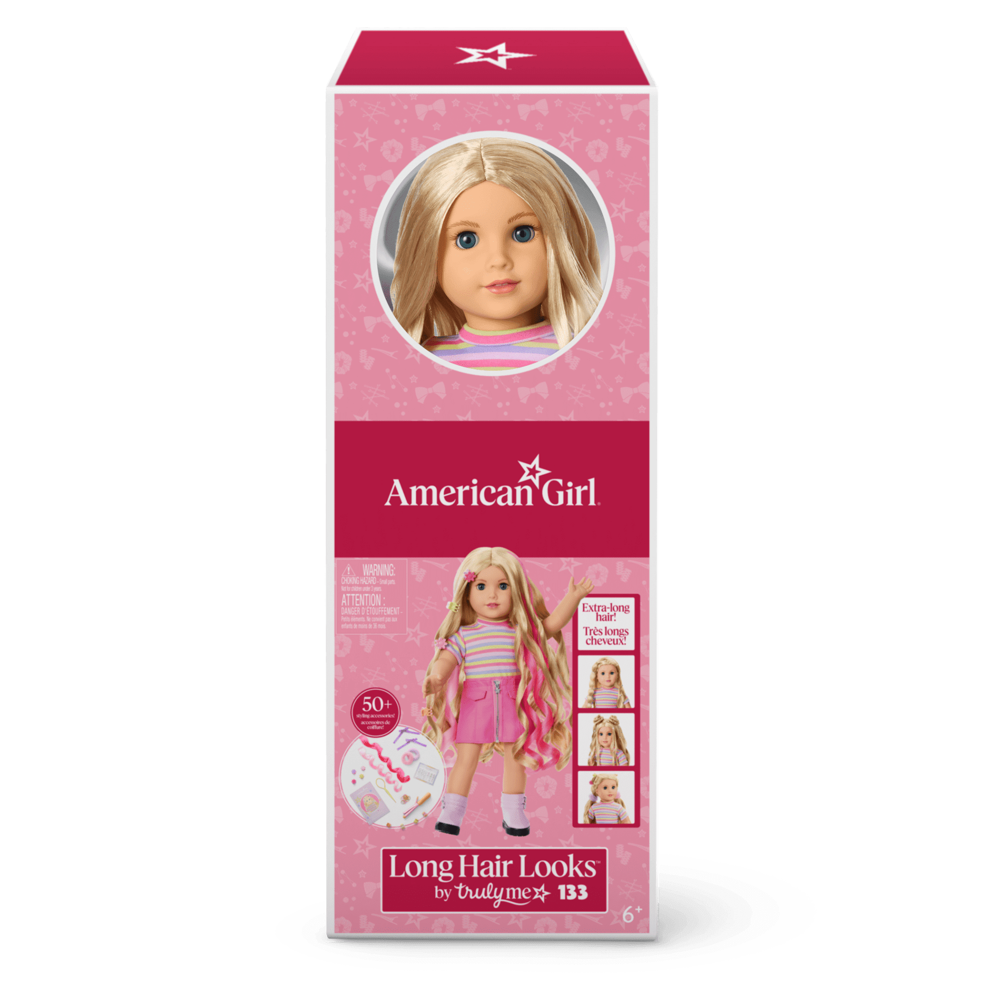 Long Hair Looks™ by Truly Me™ 18-inch Doll #133 & hair accessories