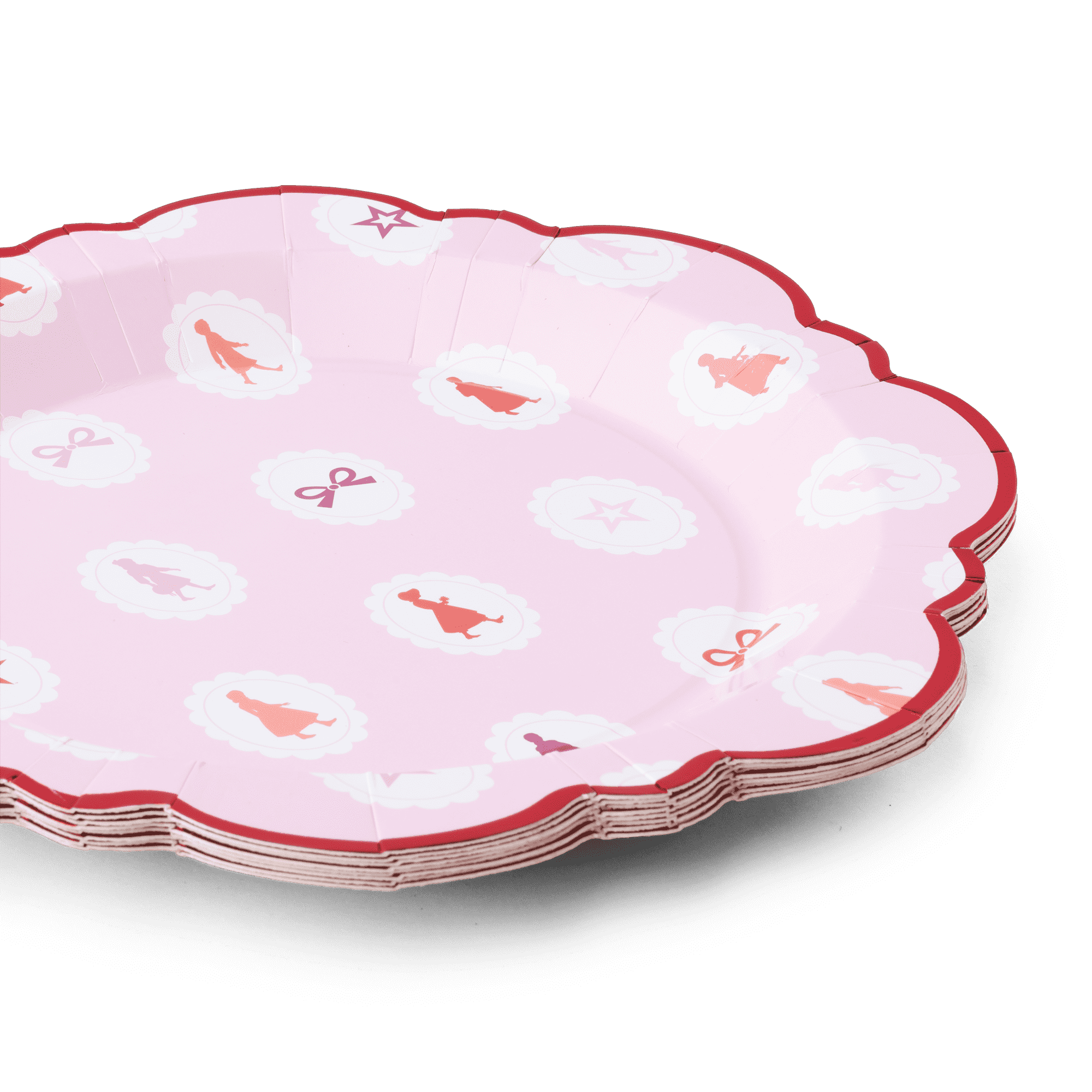 American Girl™ x Bonjour Fête Classic Characters Large Plates (Set of 8)