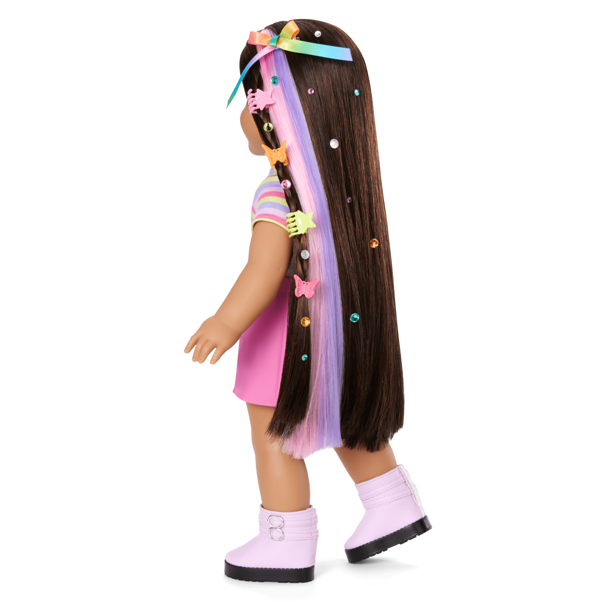 Long Hair Looks™ by Truly Me™ 18-inch Doll #134 & hair accessories