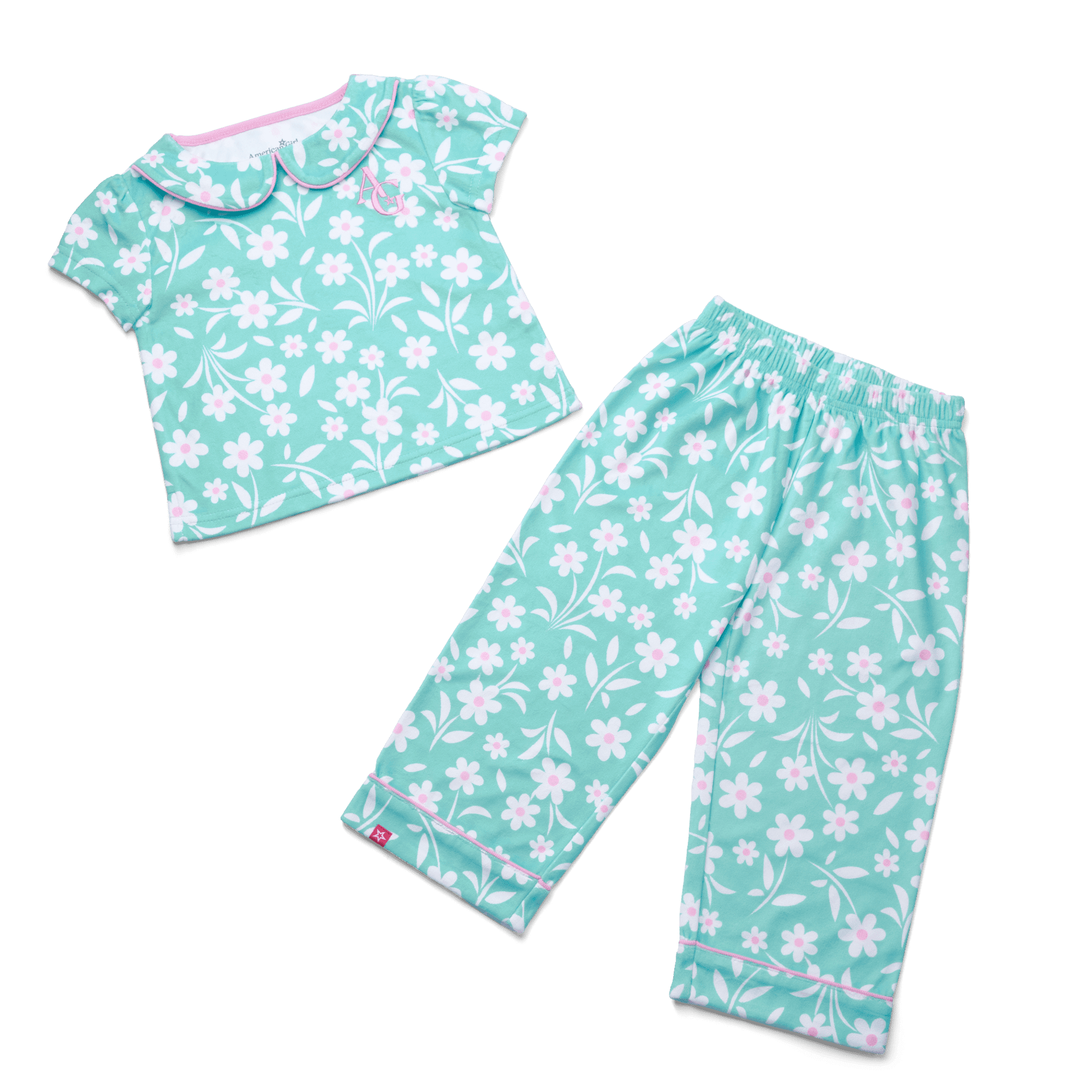 Flower Fun PJs for Little Girls & Bitty Baby® Dolls