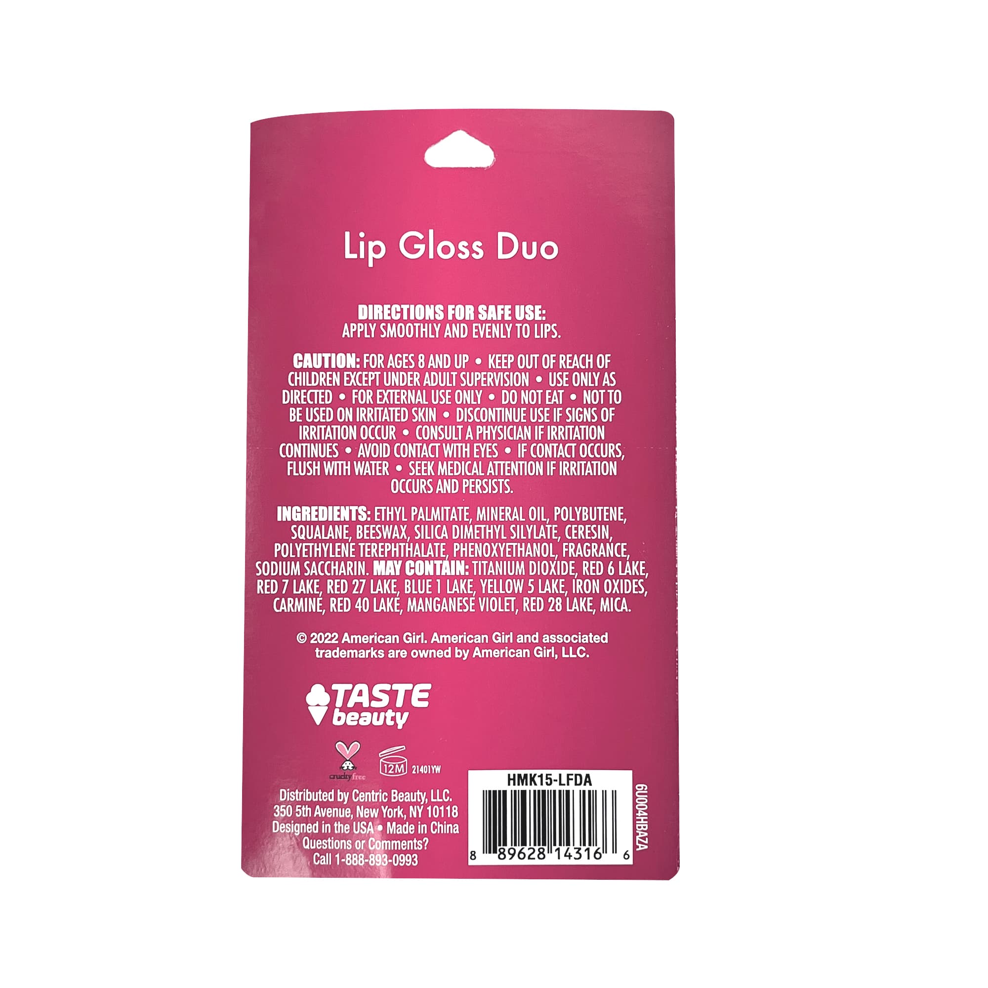 Lip Gloss Duo for Girls