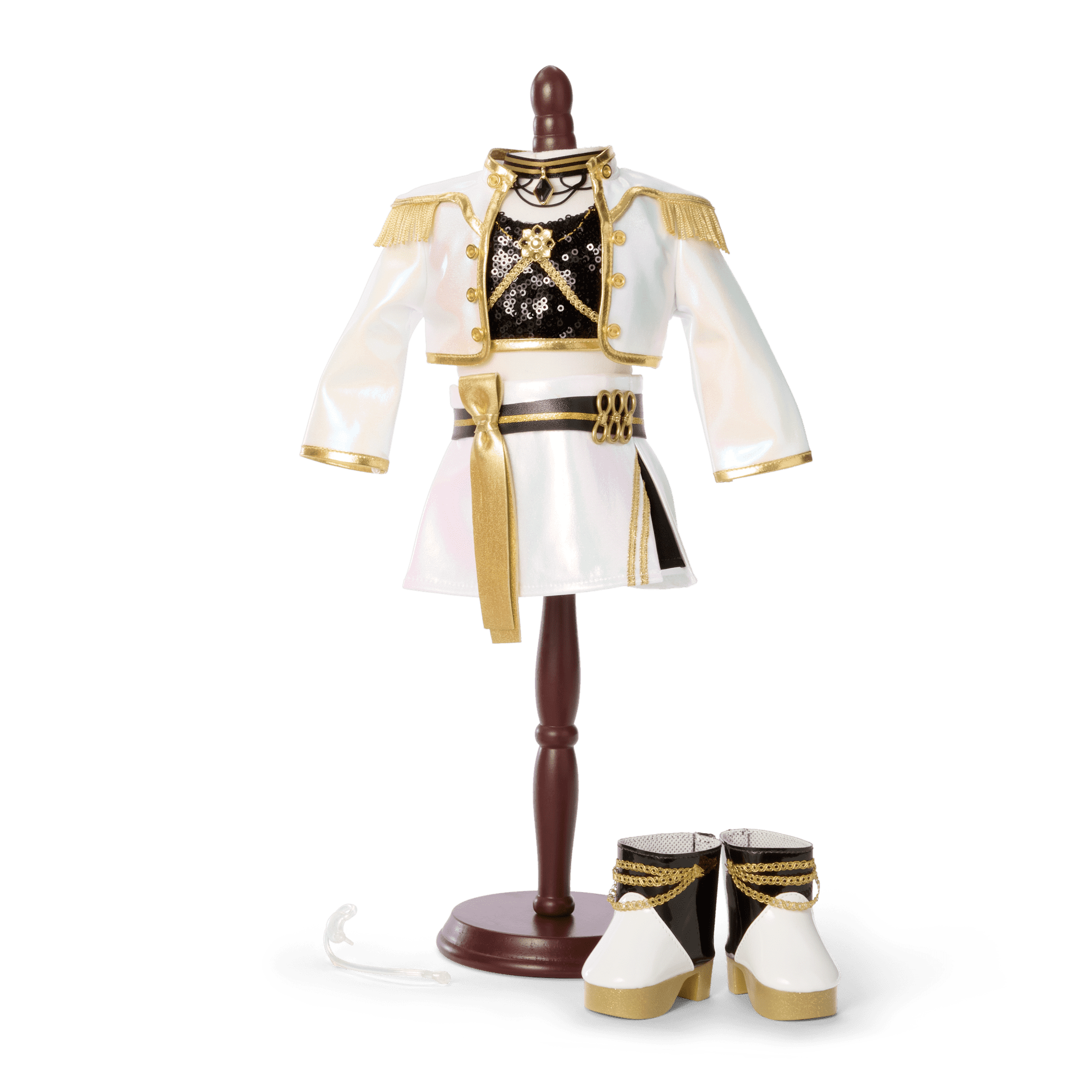 American Girl® x KPop Demon Hunters HUNTR/X Mira “Golden Tour” Outfit for 18-inch Dolls