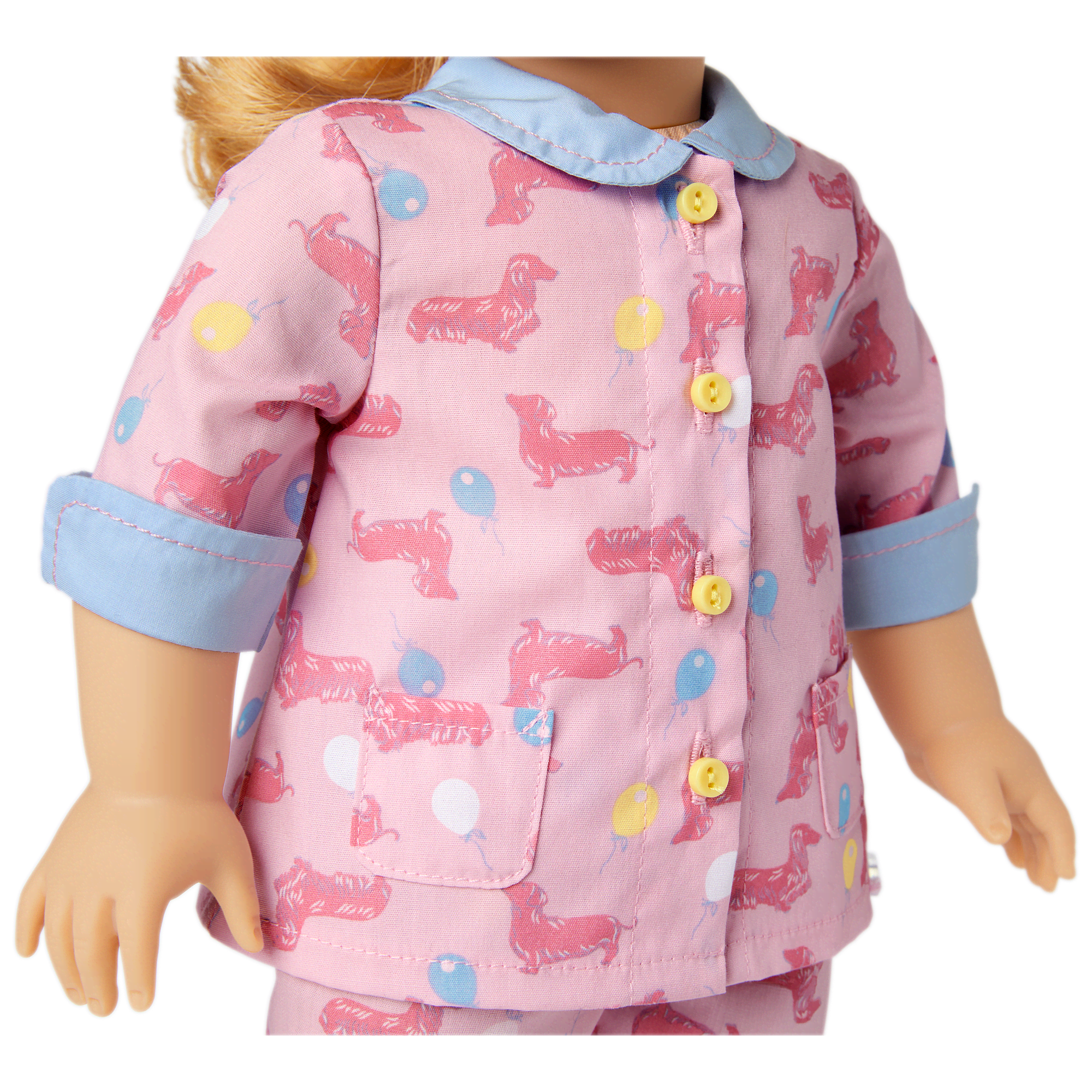 Maryellen’s™ Dachshund Pajamas for 18-inch Dolls (Historical Characters)
