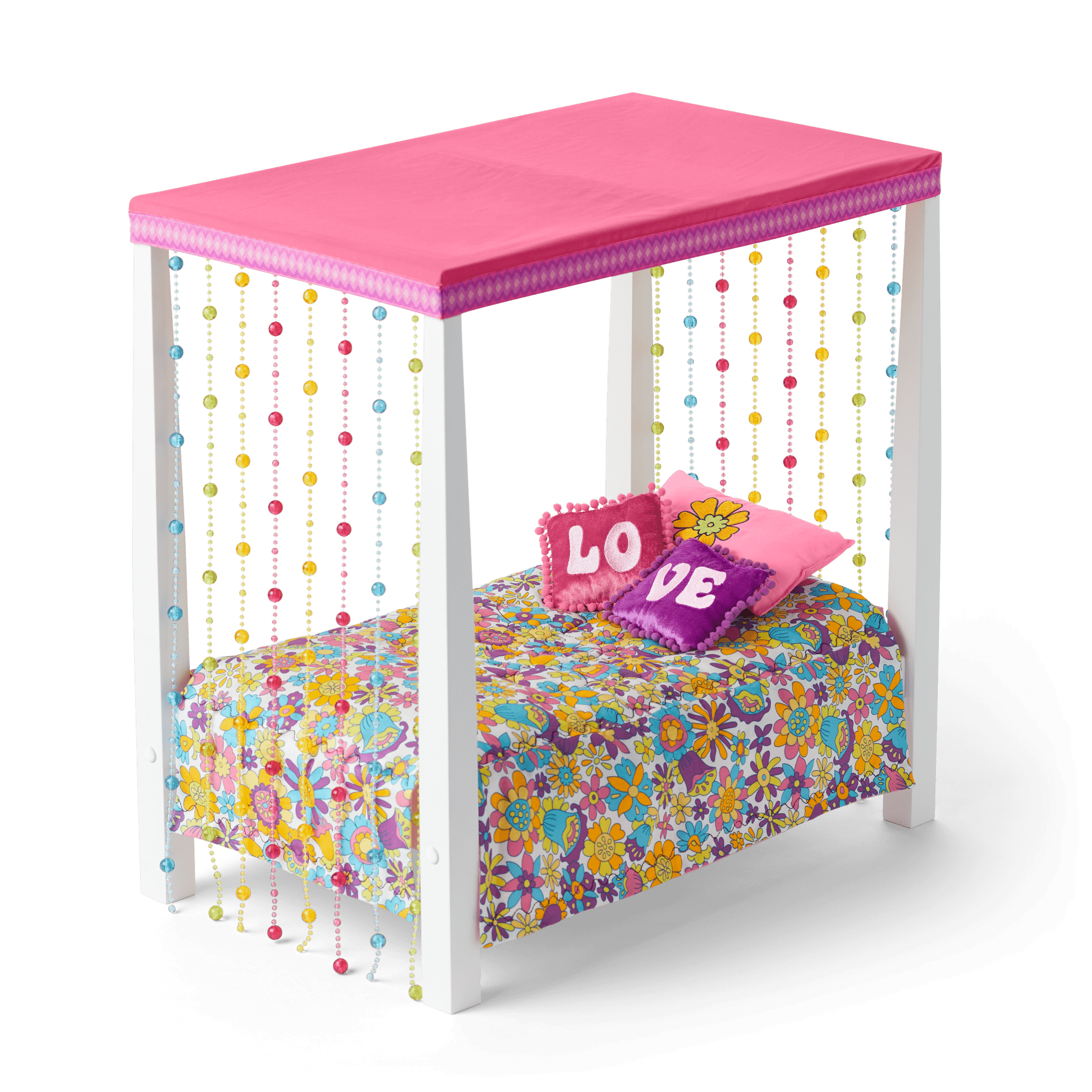 Julie’s™ Groovy Bed & Bedding for 18-inch Dolls (Historical Characters)
