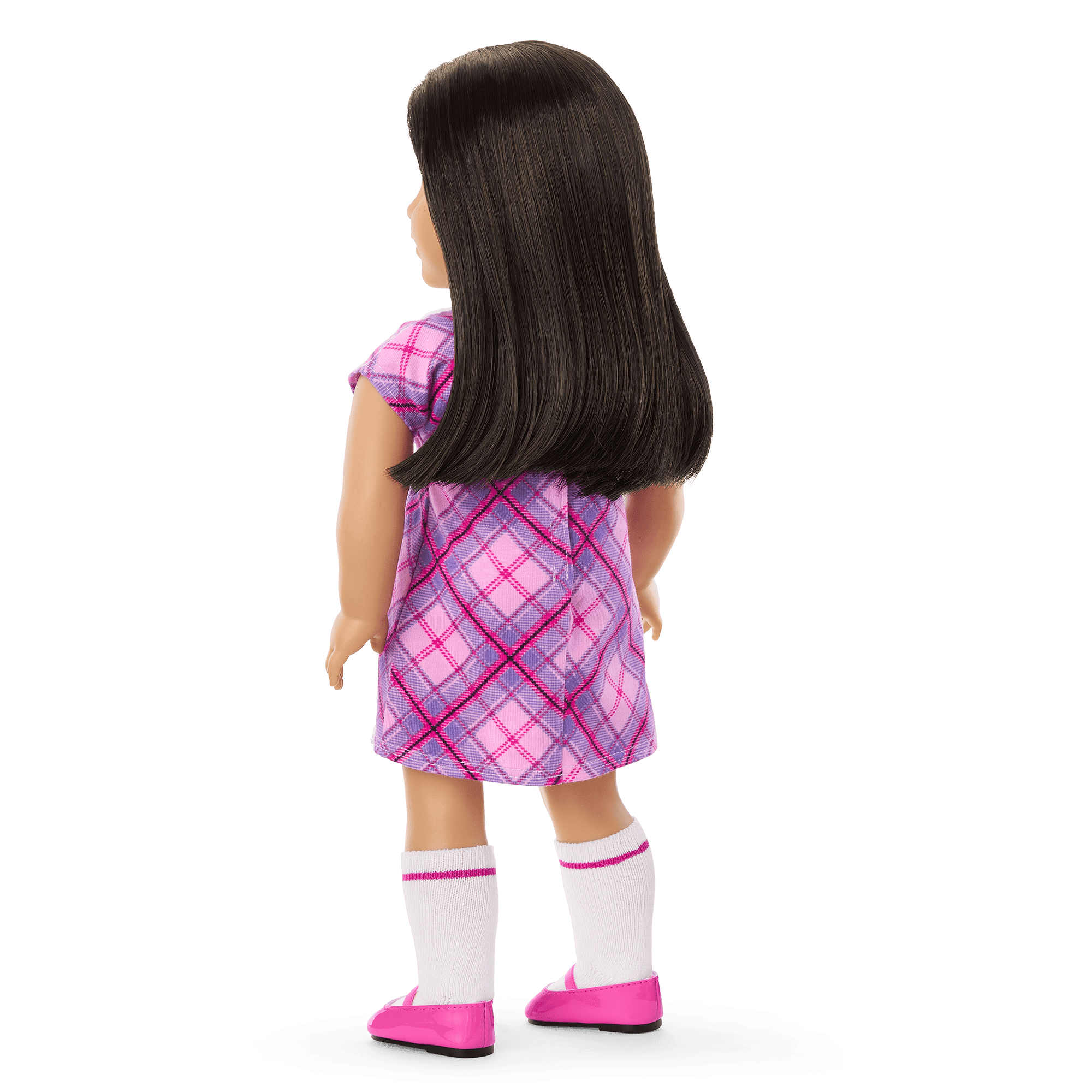 Truly Me™ 18-inch Doll #128 with long straight black-brown hair