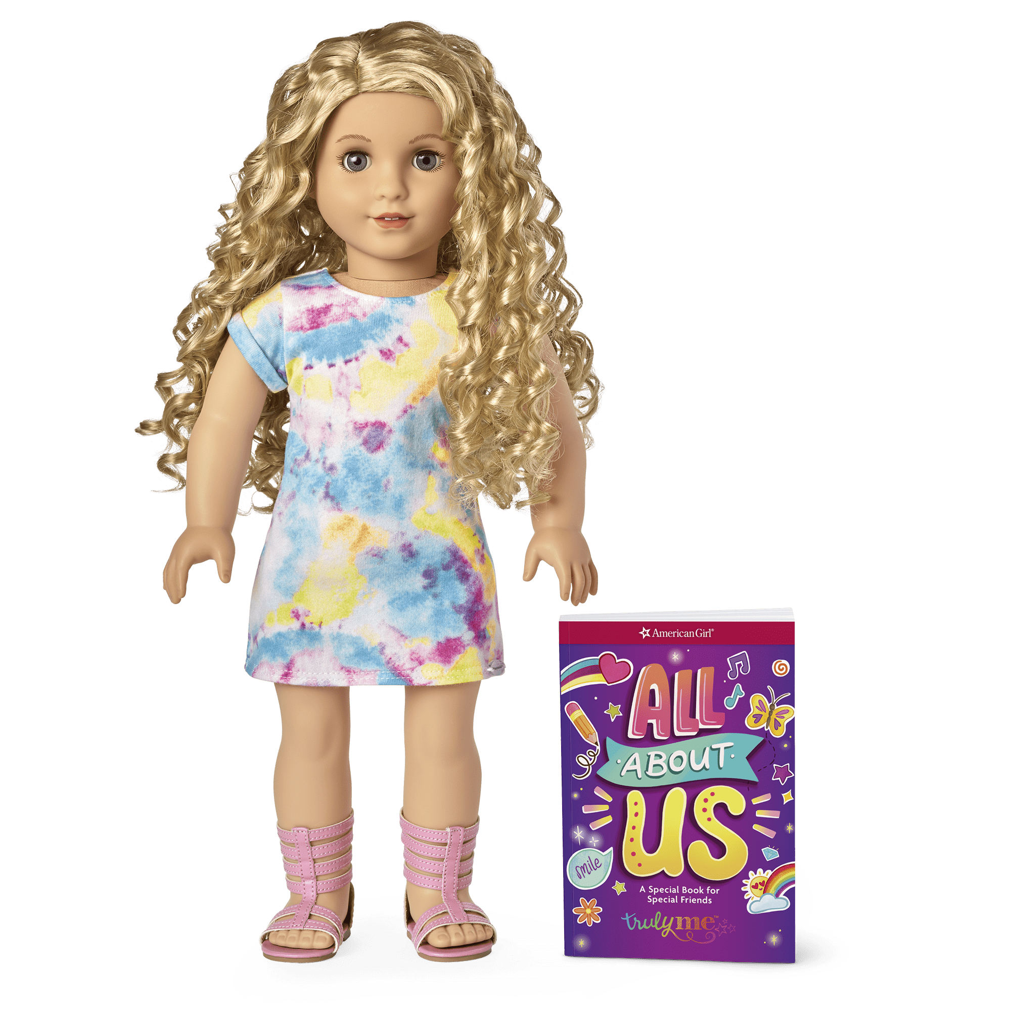 American girl doll blond hair blue eyes discount