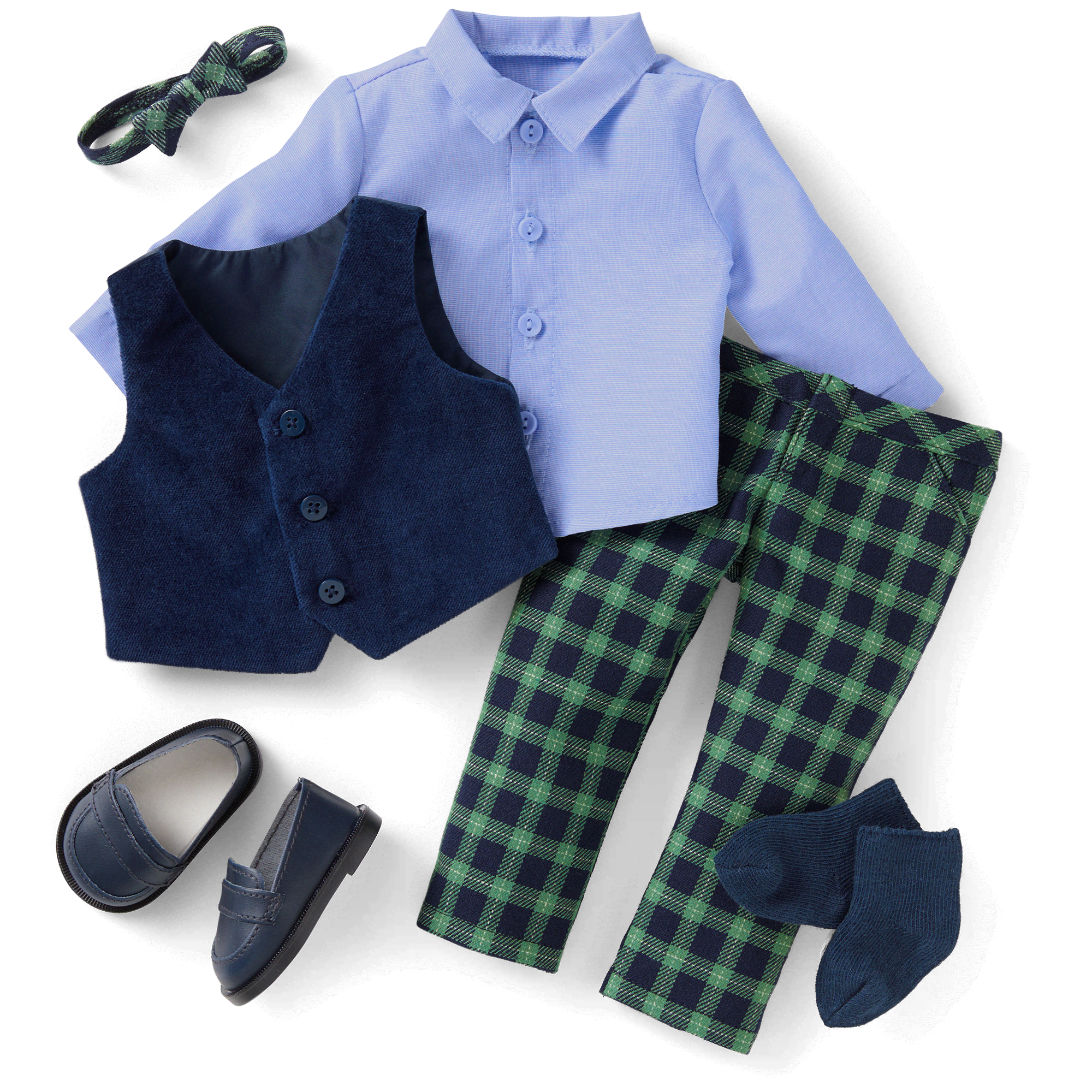 American Girl® x Janie and Jack Tartan Plaid Outfit for 18-inch Dolls