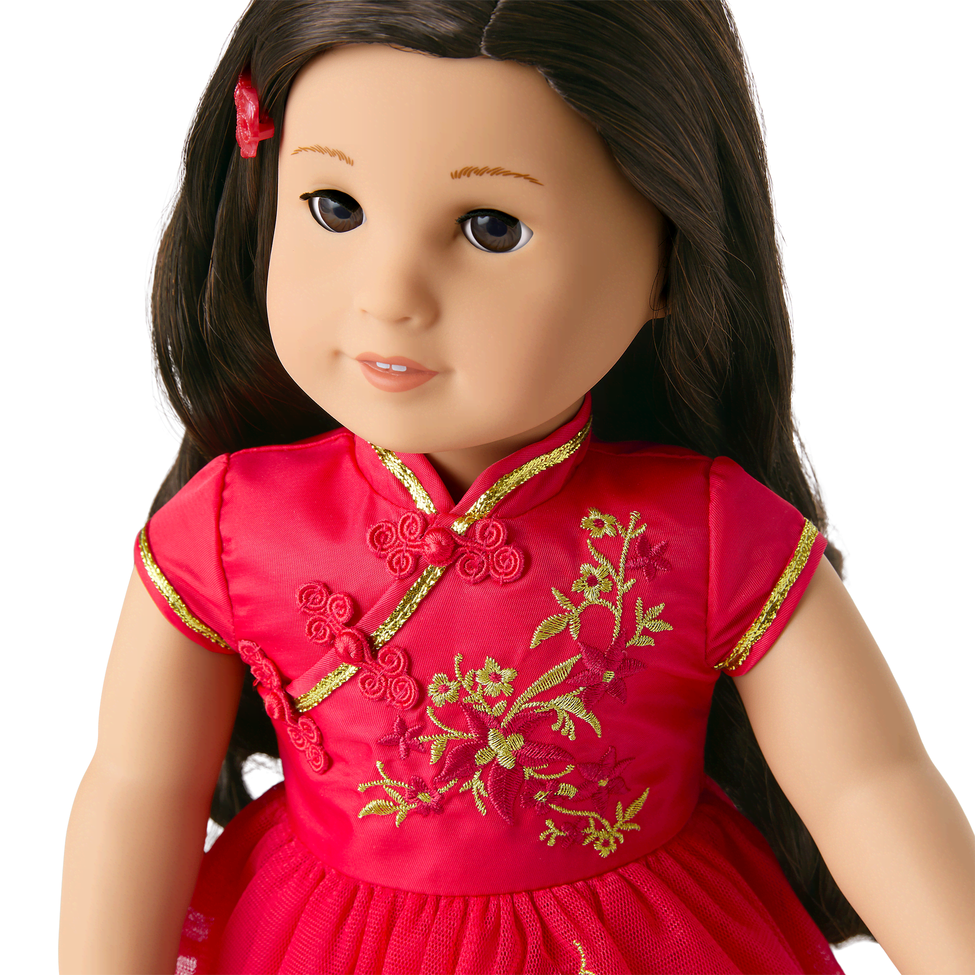 Lunar New Year's Celebration Outfit for 18-inch Dolls