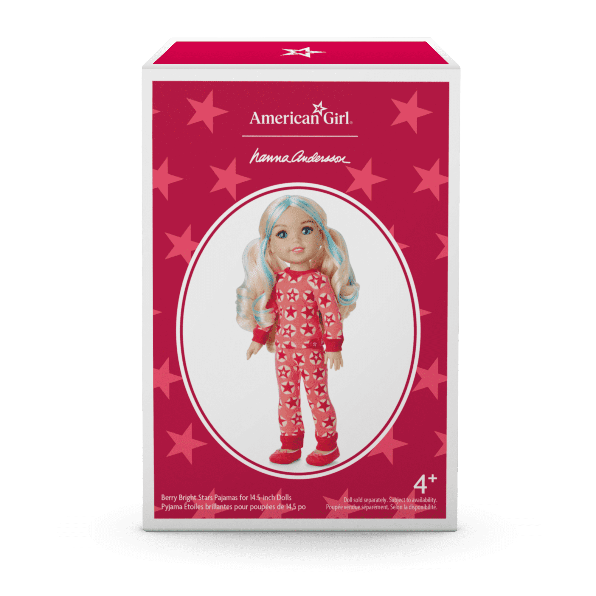 American Girl® x Hanna Andersson Berry Bright Stars Pajamas for 14.5-inch Dolls