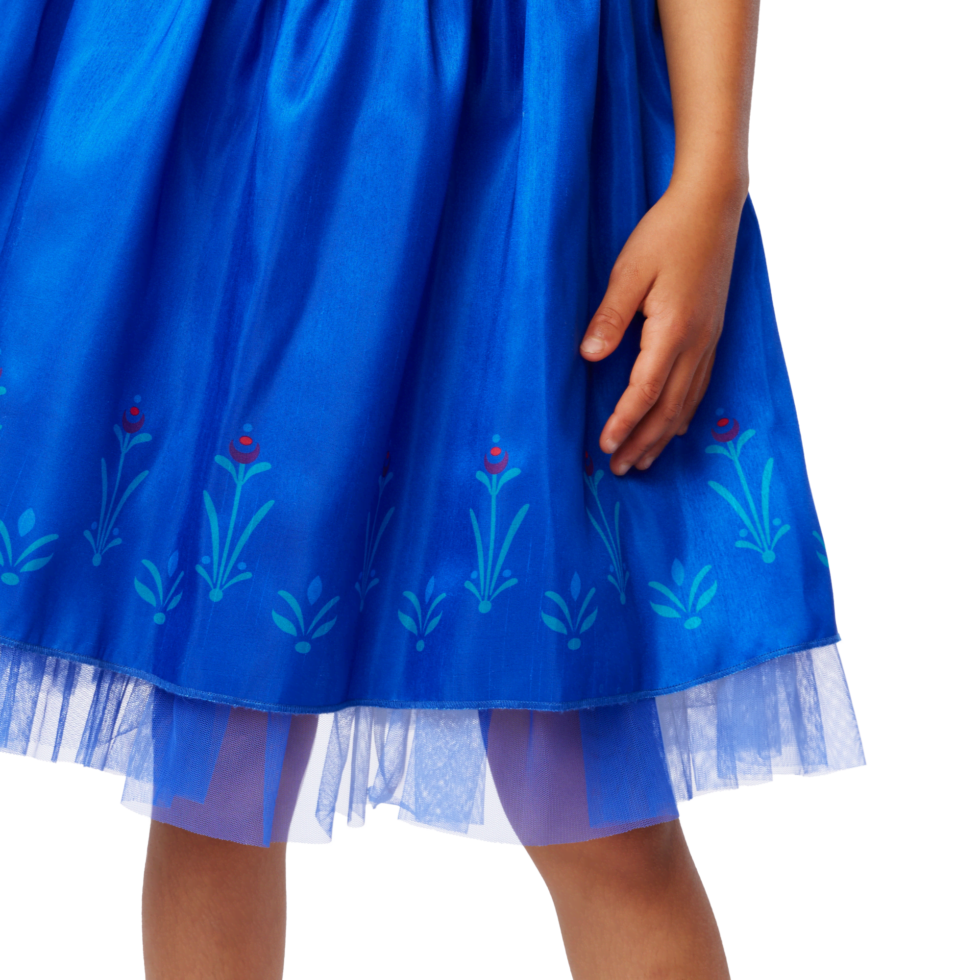 Frozen Anna Costume Dress For Girls - Short Sleeve, Magenta, Toddler Size - View #5