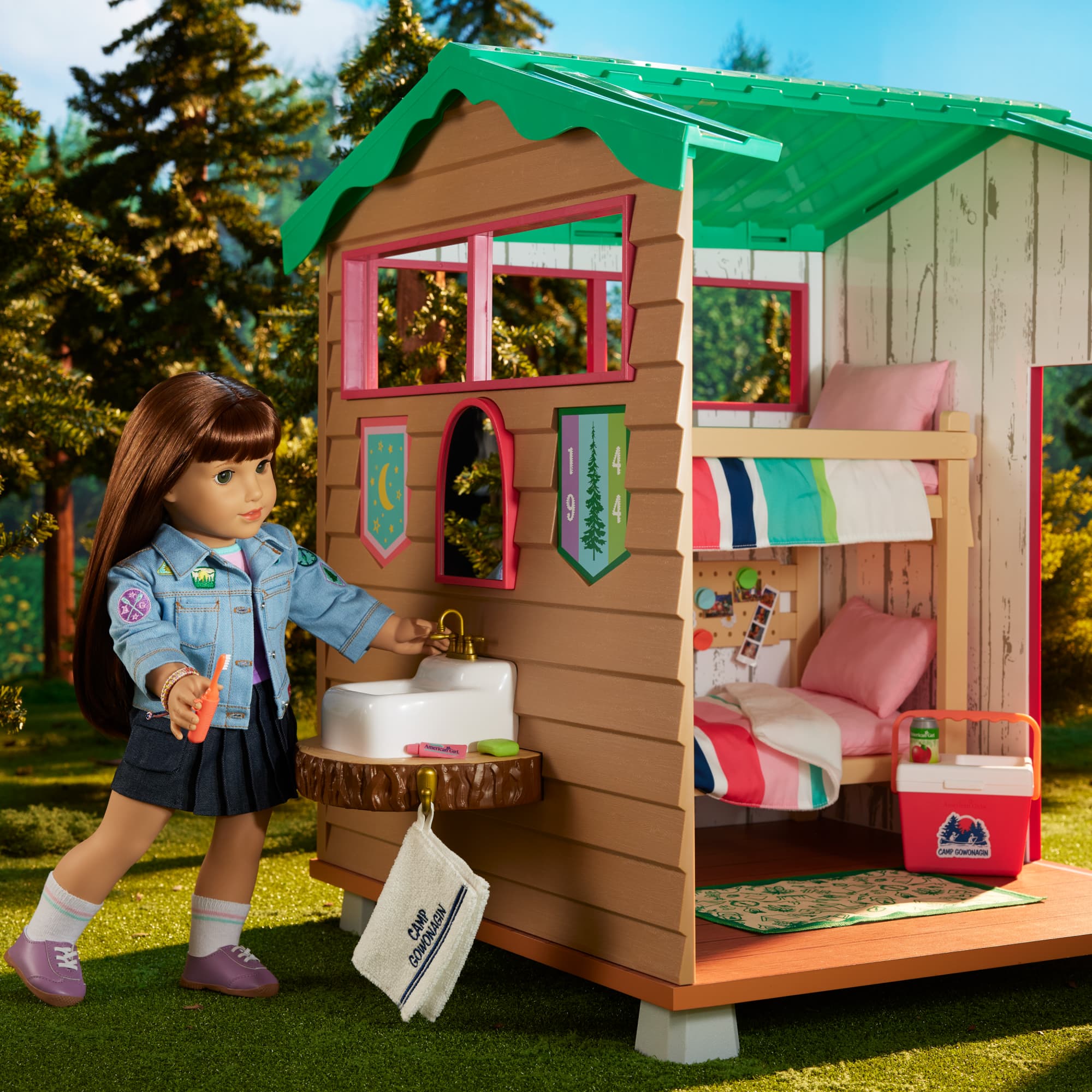 Daisy Davenport’s™ Camp Cabin for 18-inch Dolls (Girl of the Year™ 2027)