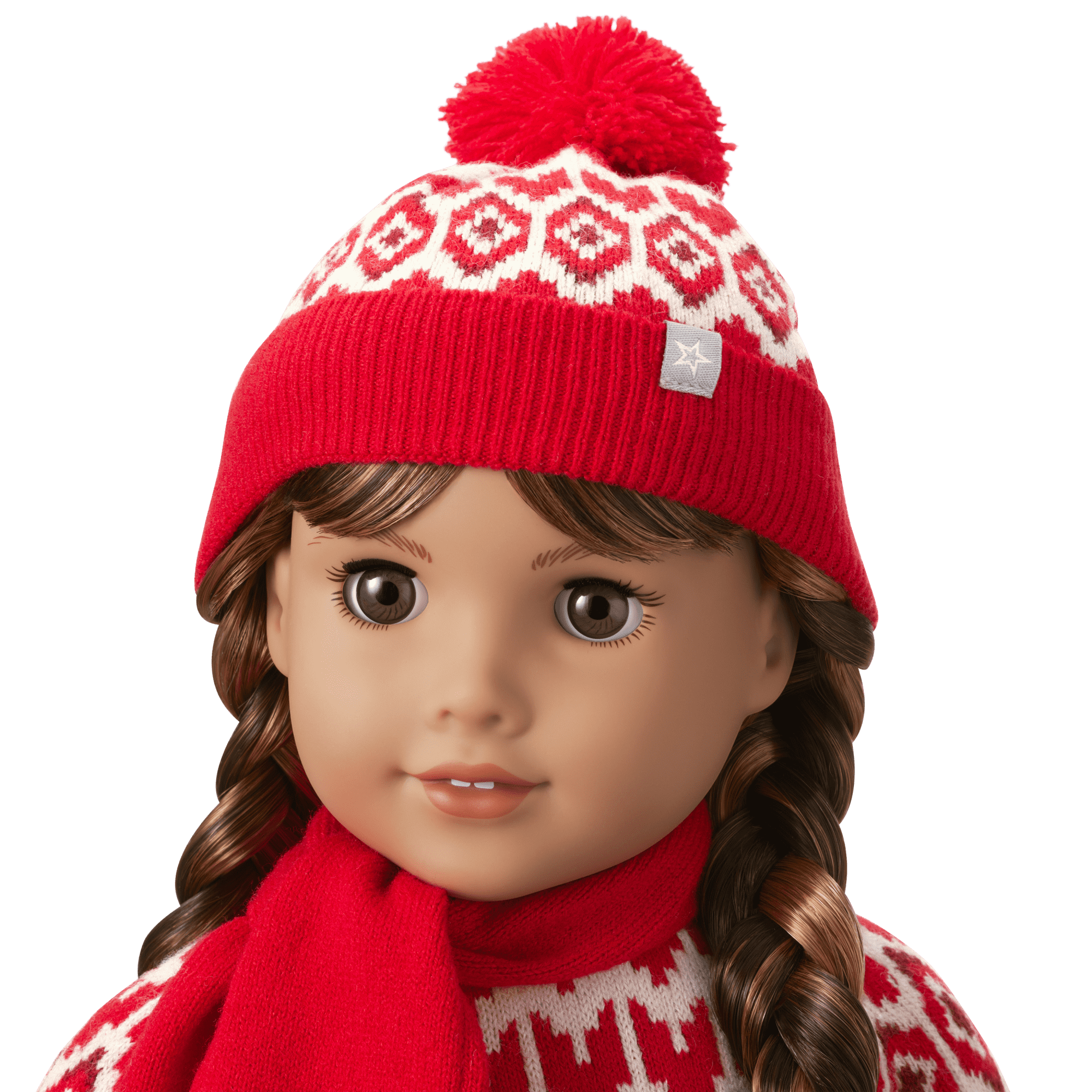 American Girl® x J.Crew Fair Isle Hearts Sweater & Plaid Skirt Bundle for 18-inch Dolls