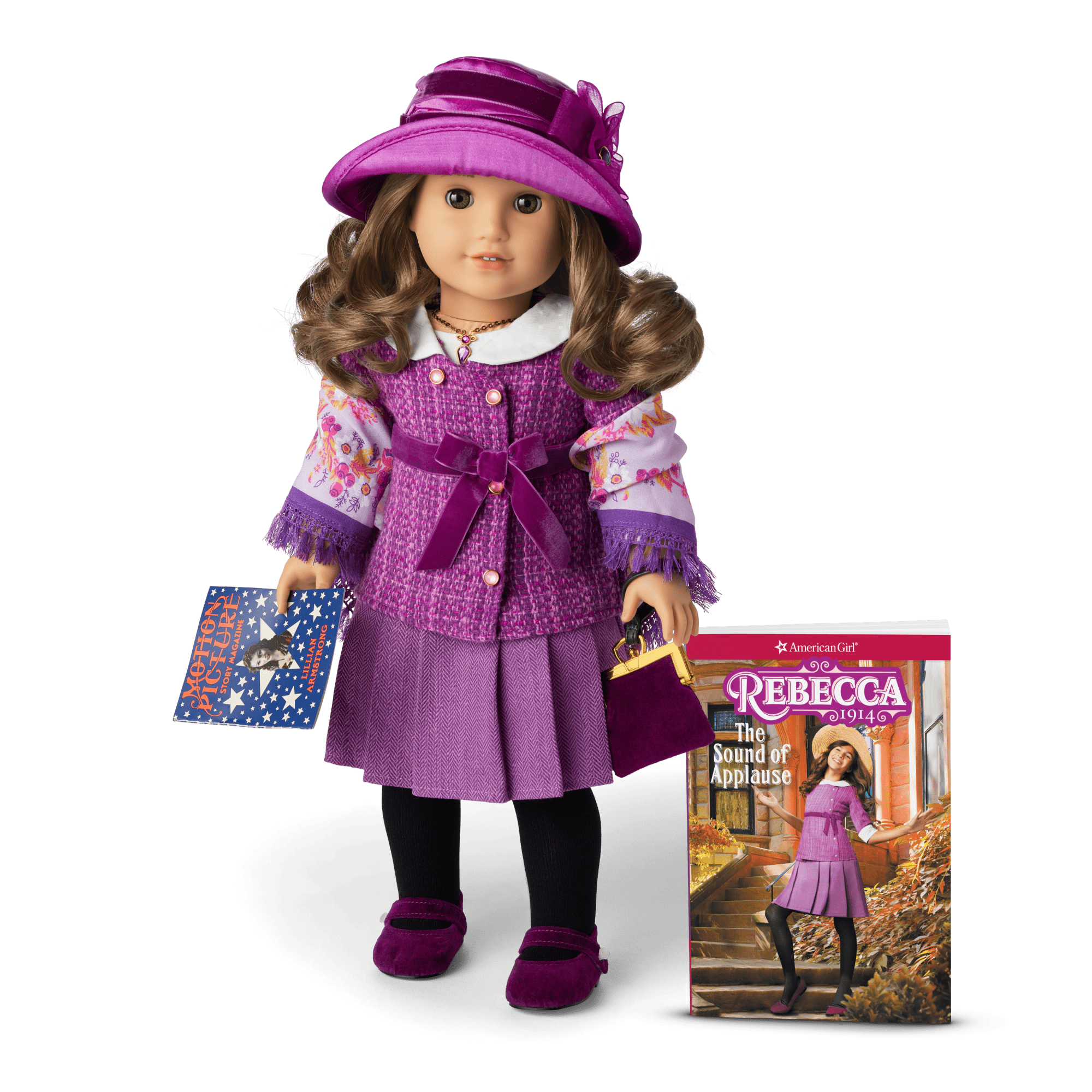 Rebecca™ 18-inch Doll & Book (Historical Characters)