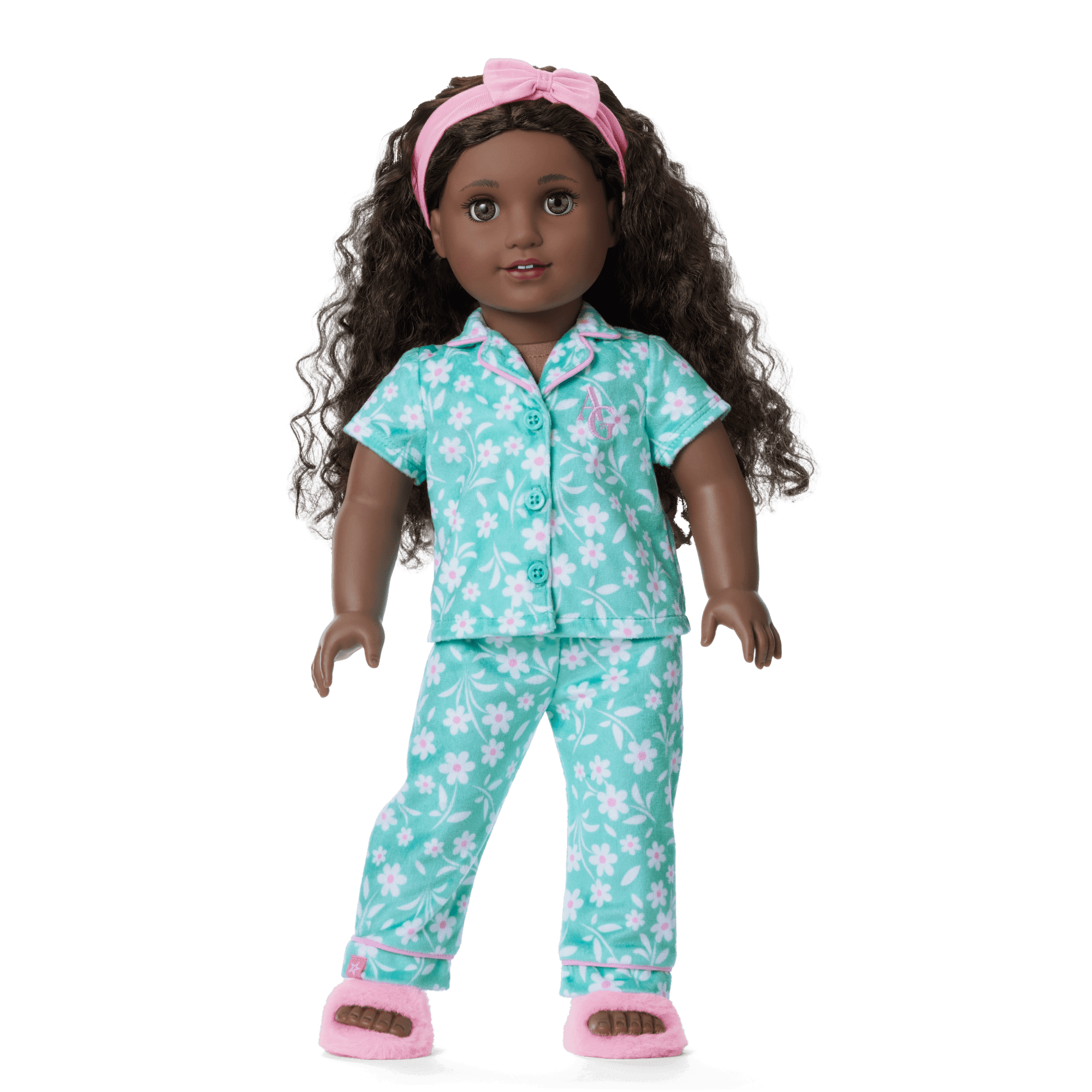 Flower Fun PJs for Girls & 18-inch Dolls