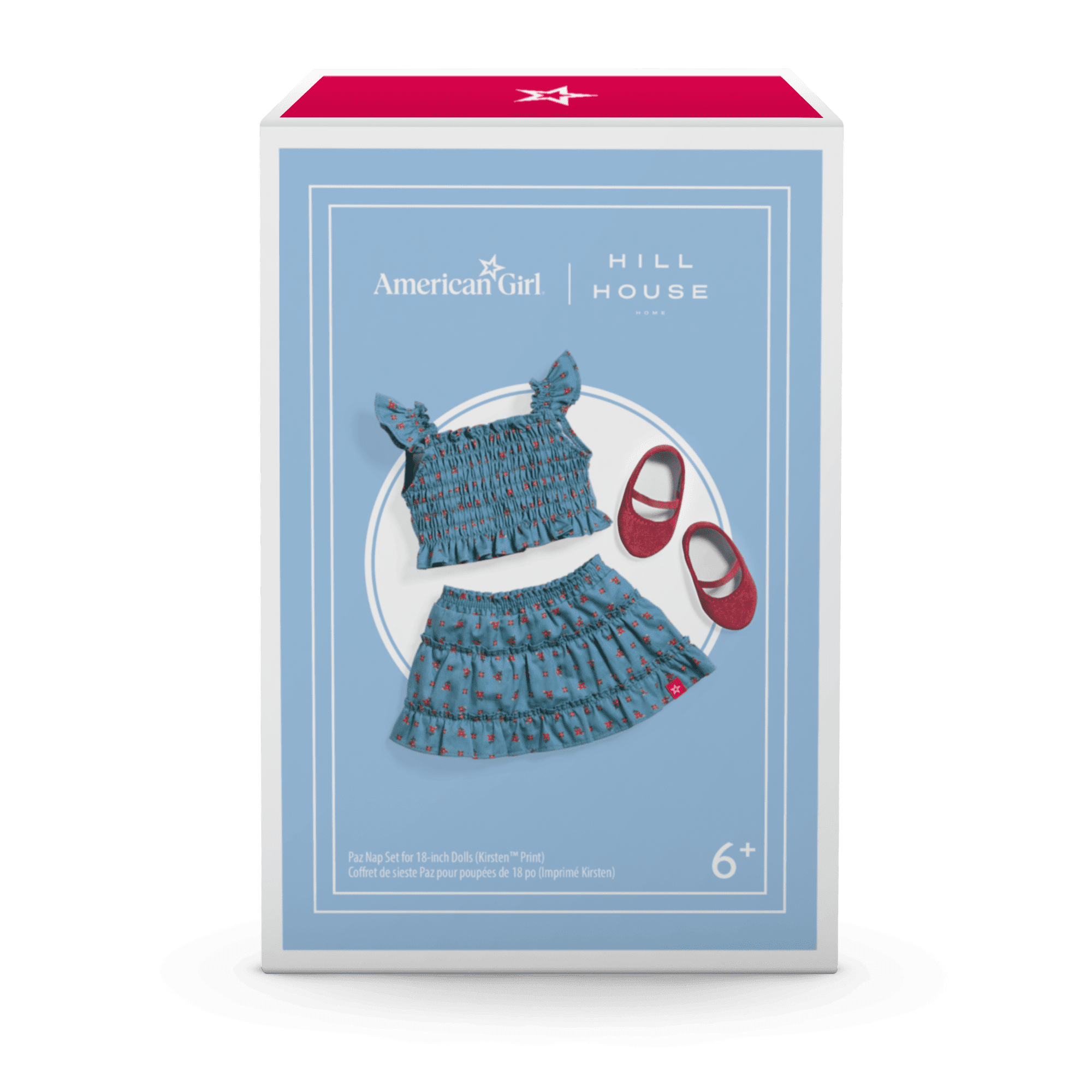 American Girl® x Hill House Home Paz Nap Set for 18-inch Dolls (Kirsten™ Print)