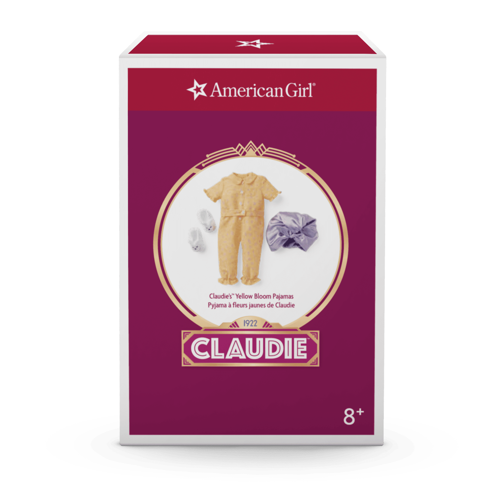 Claudie's™ Yellow Bloom Pajamas for 18-inch Dolls (Historical Characters)