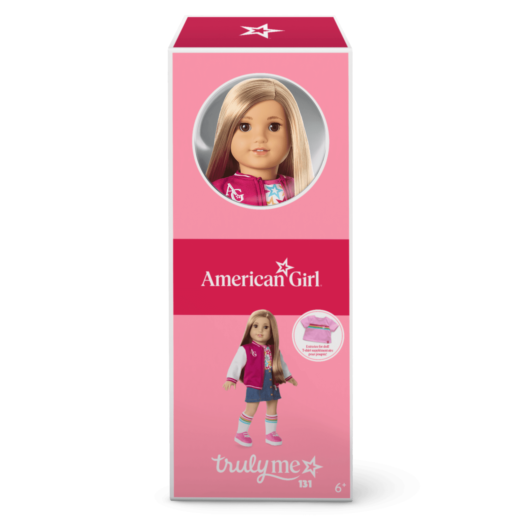Truly Me™ 18-inch Doll #131 with straight blonde hair