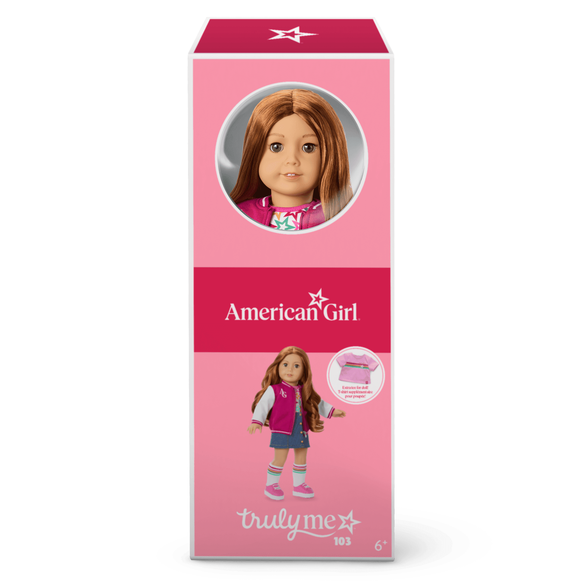 Truly Me™ 18-inch Doll #103 with wavy red hair