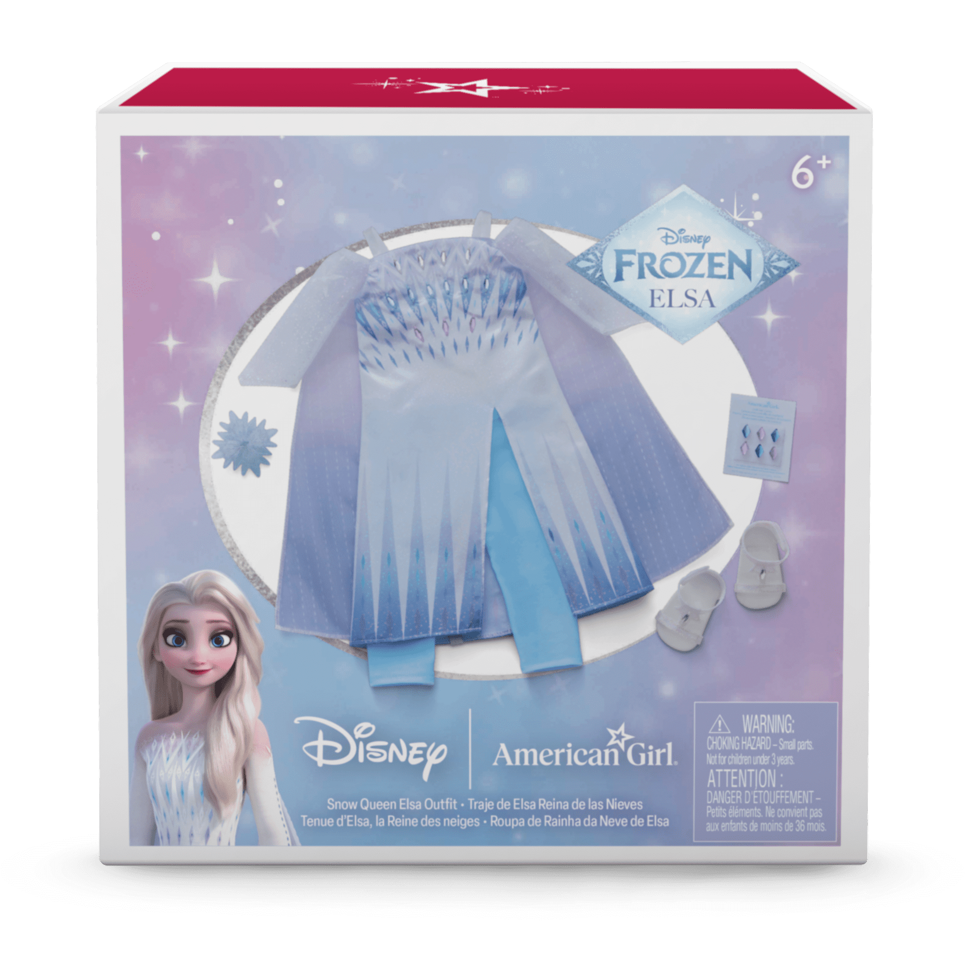 Disney Frozen Snow Queen Elsa Outfit & Accessories for 18-inch Dolls by American Girl®