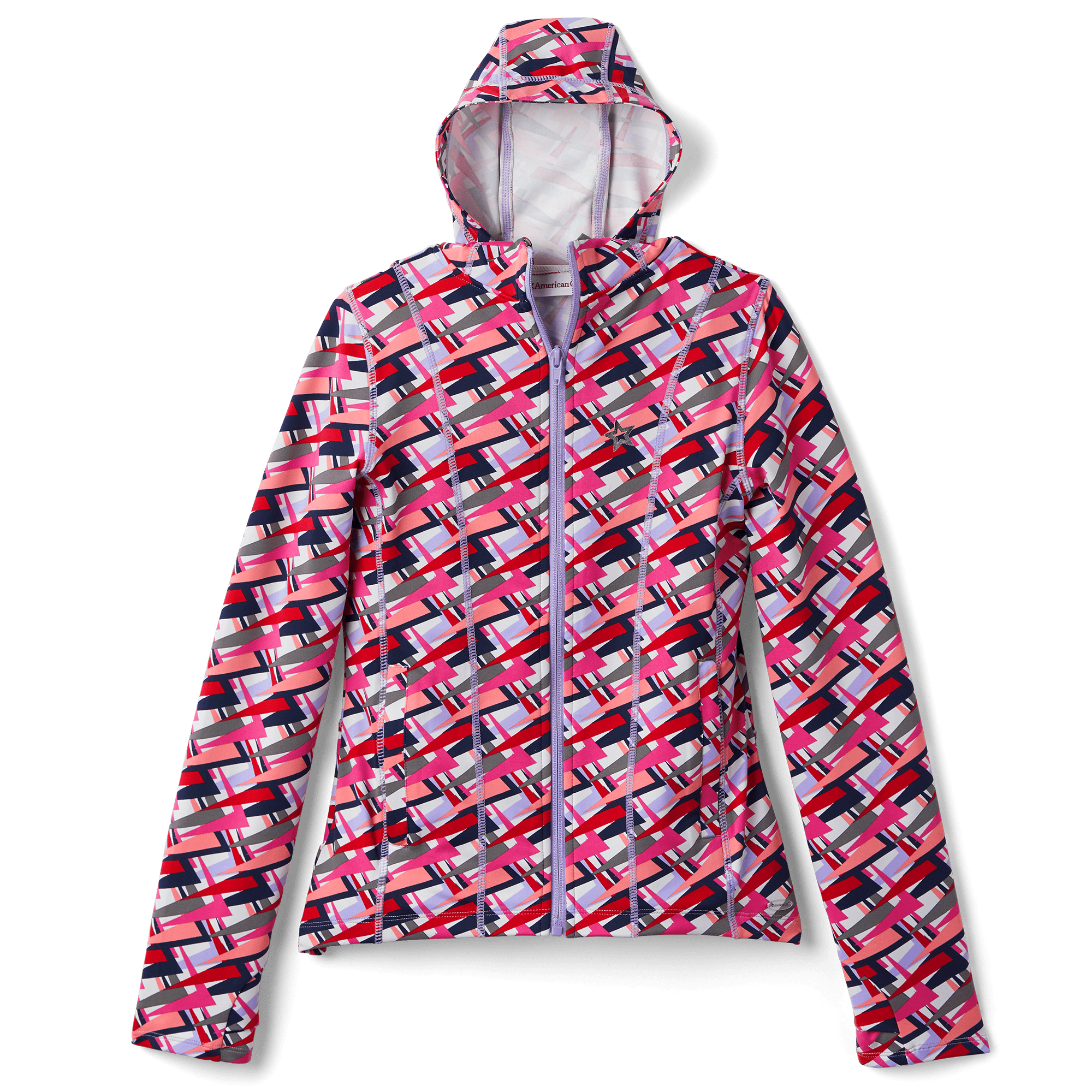 Feeling Fierce Print Jacket for Girls