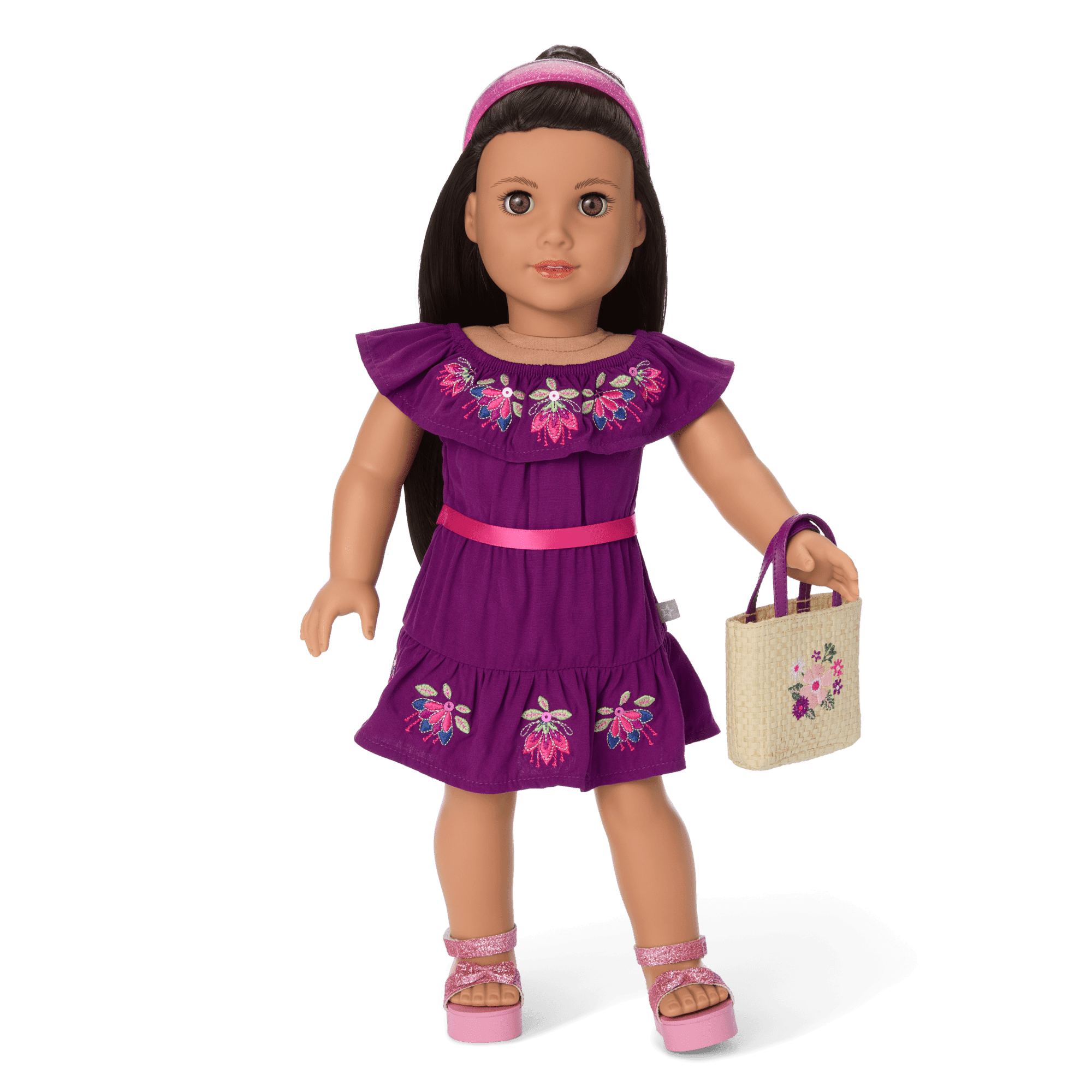 Raquel's Beach Party Dress for 18-inch Dolls (Girl of The Year 2026) Raquel's Beach Party Dress for 18-inch Dolls (Girl of The Year 2026)