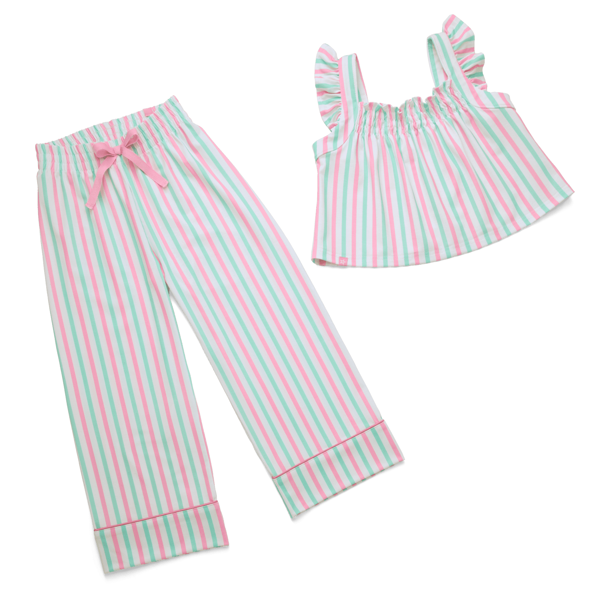 Raquel's™ Coastal Stripes Pajamas for Girls (Girl of the Year™ 2026)