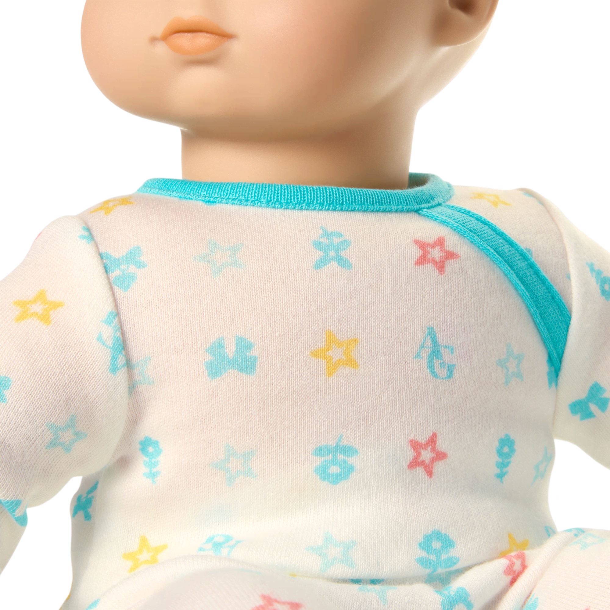 Bitty Baby® Doll #3 with blonde hair in Pastel Blue