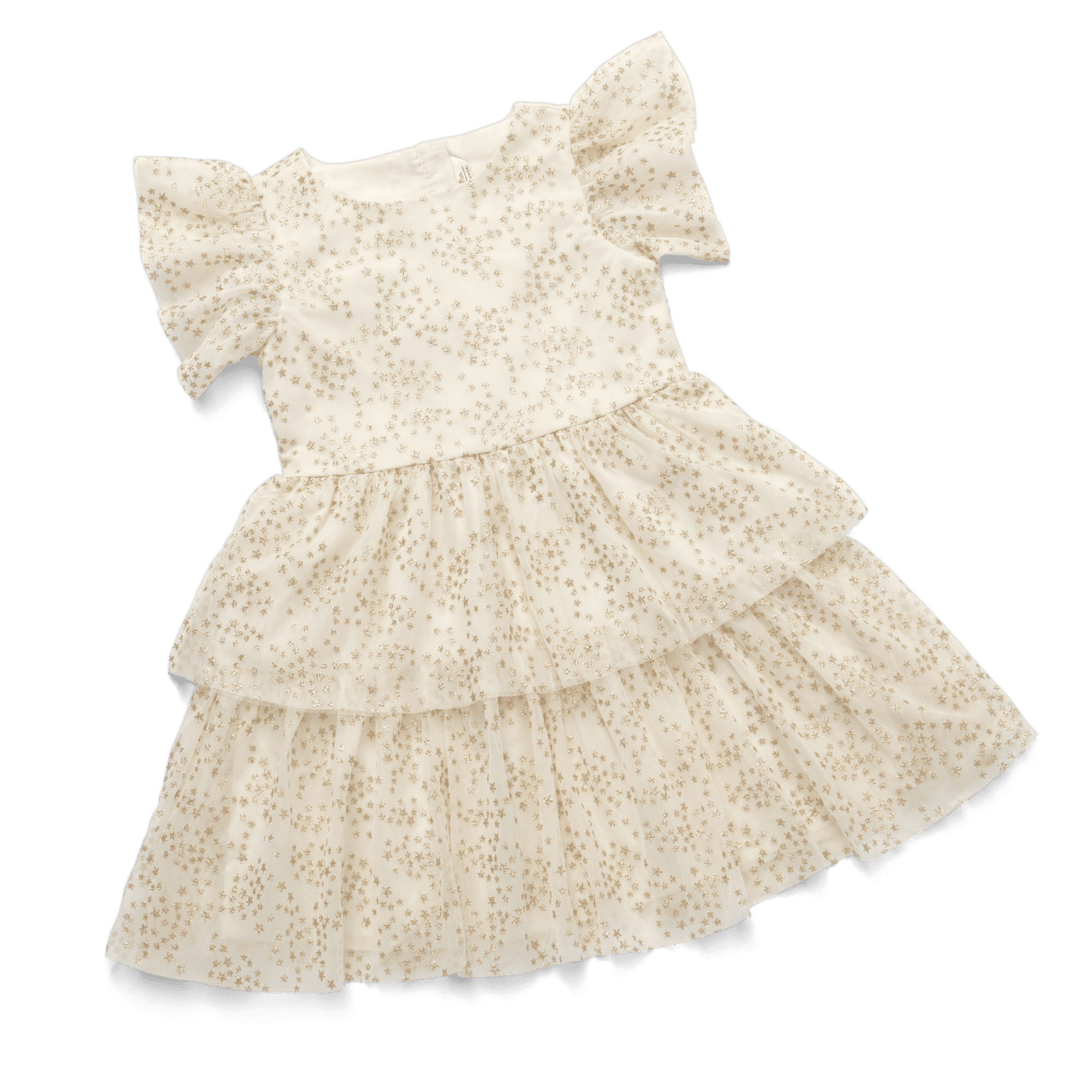 American Girl® x Janie and Jack Sparkly Cream Celebration Dress for Little Girls &