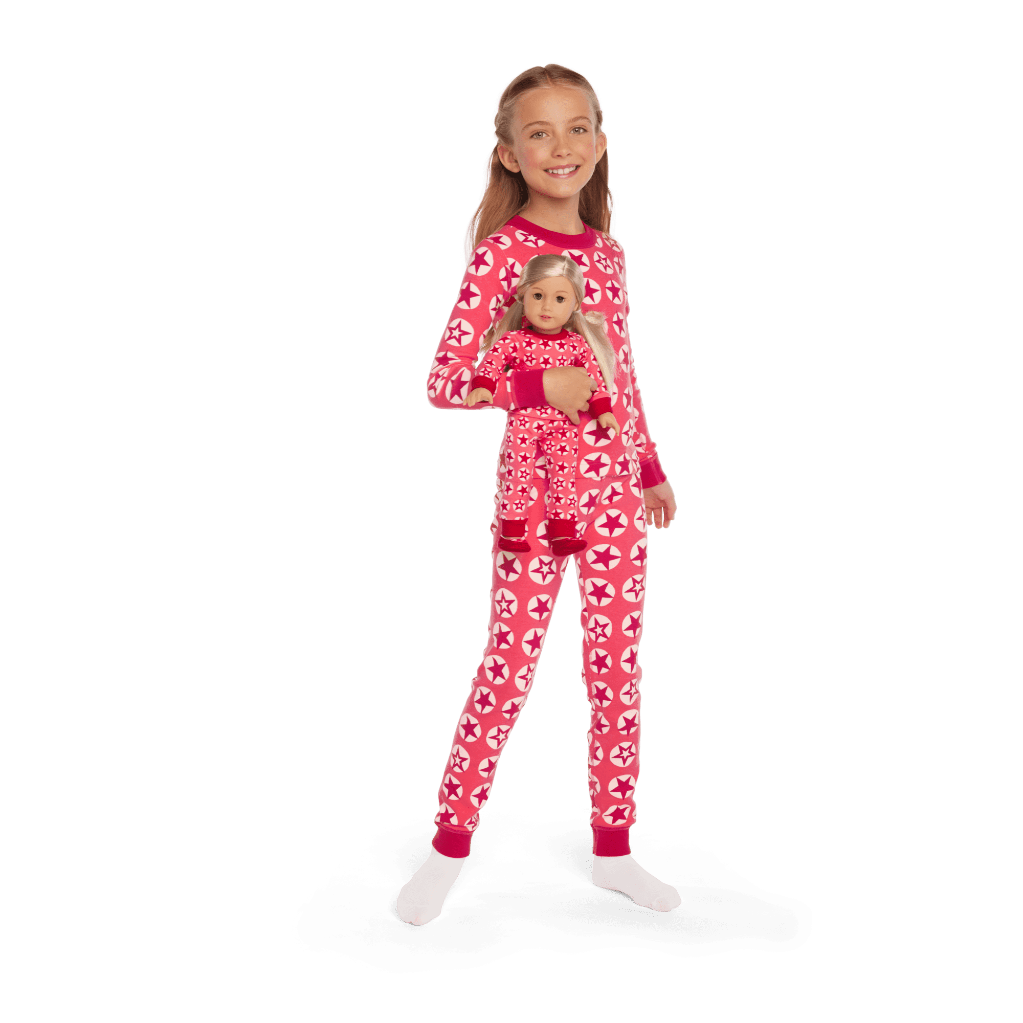 American Girl® x Hanna Andersson Berry Bright Stars Pajamas for 18-inch Dolls