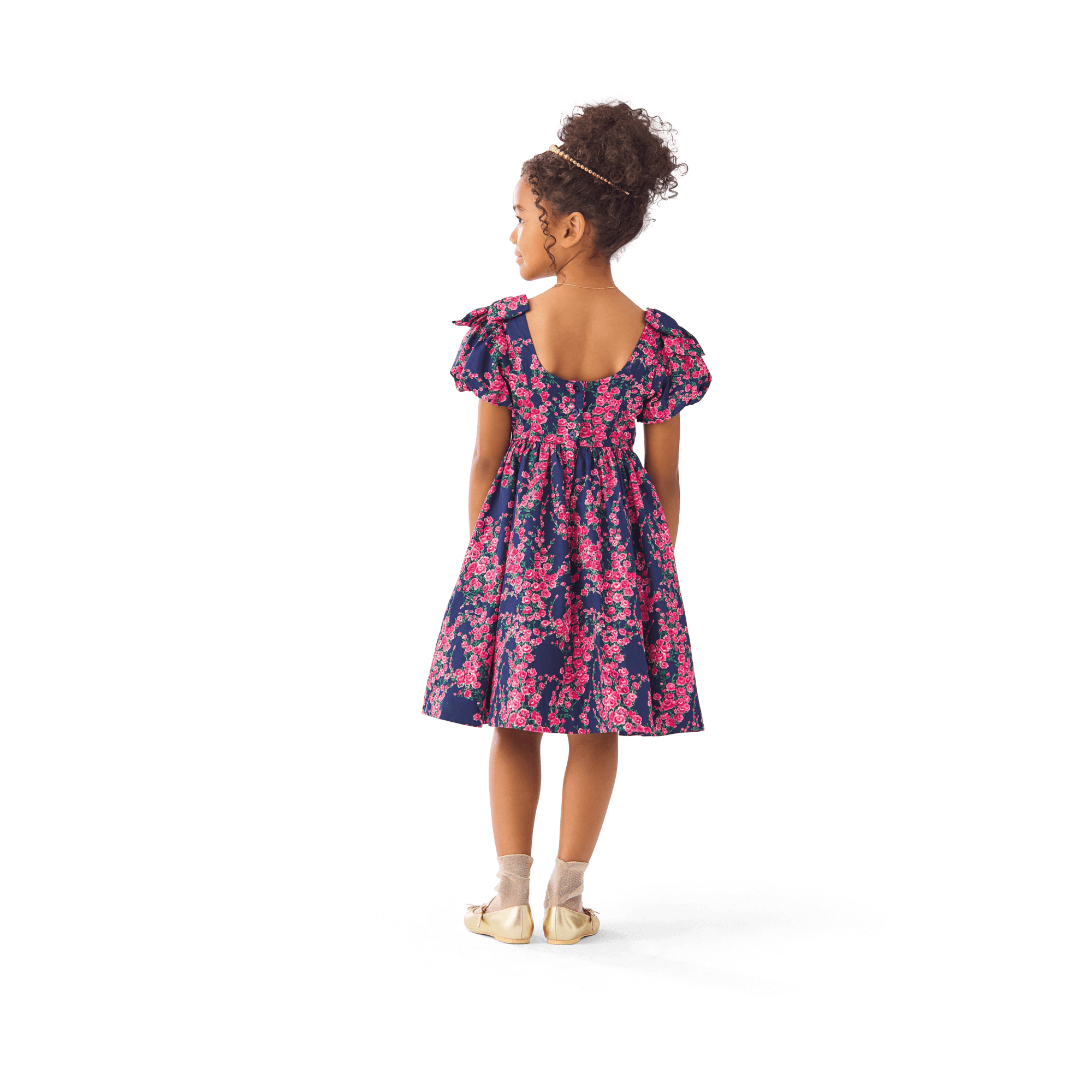 American Girl® x Janie and Jack Rosy Cascade Party Dress for Girls
