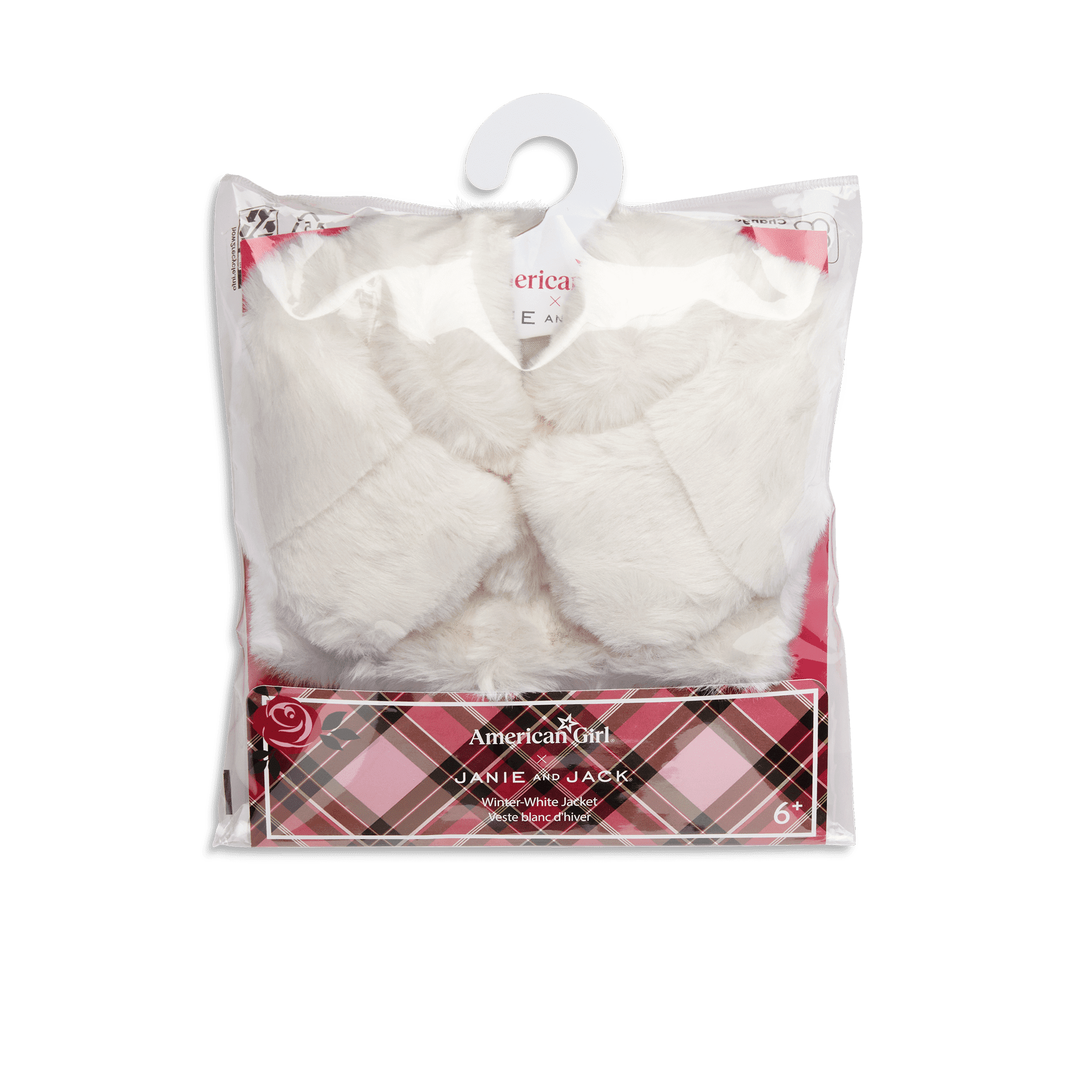 American Girl x Janie and Jack Winter White Jacket for Dolls