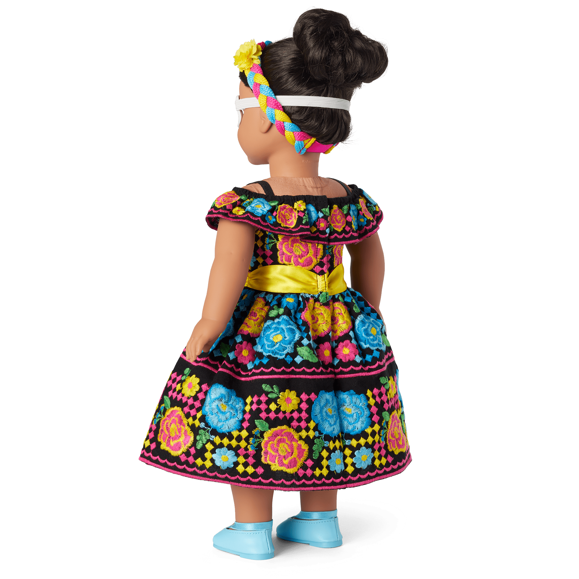 Día de Muertos Celebration Outfit for 18-inch Dolls