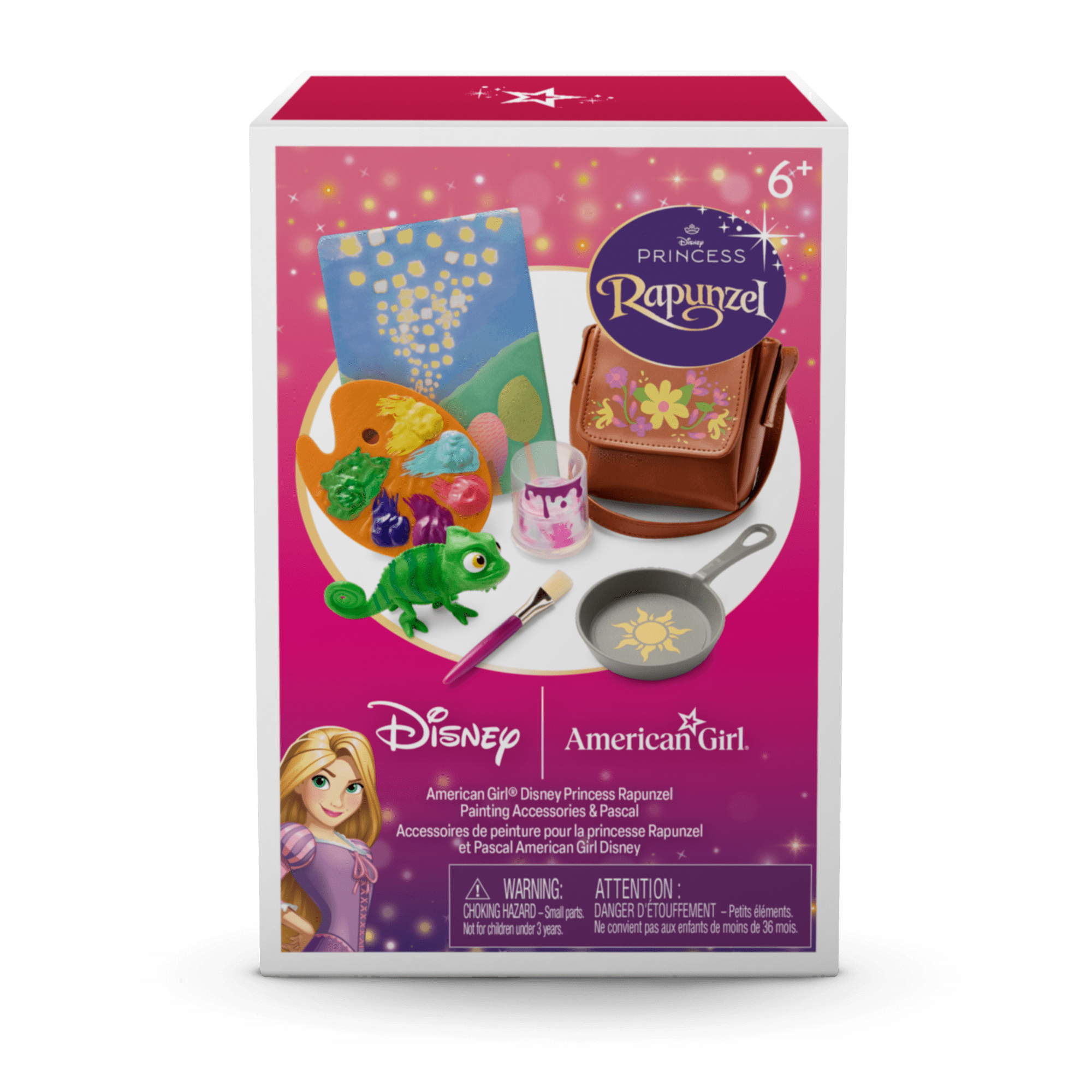 American Girl® Disney Princess Rapunzel Painting Accessories & Pascal for 18-inch Dolls