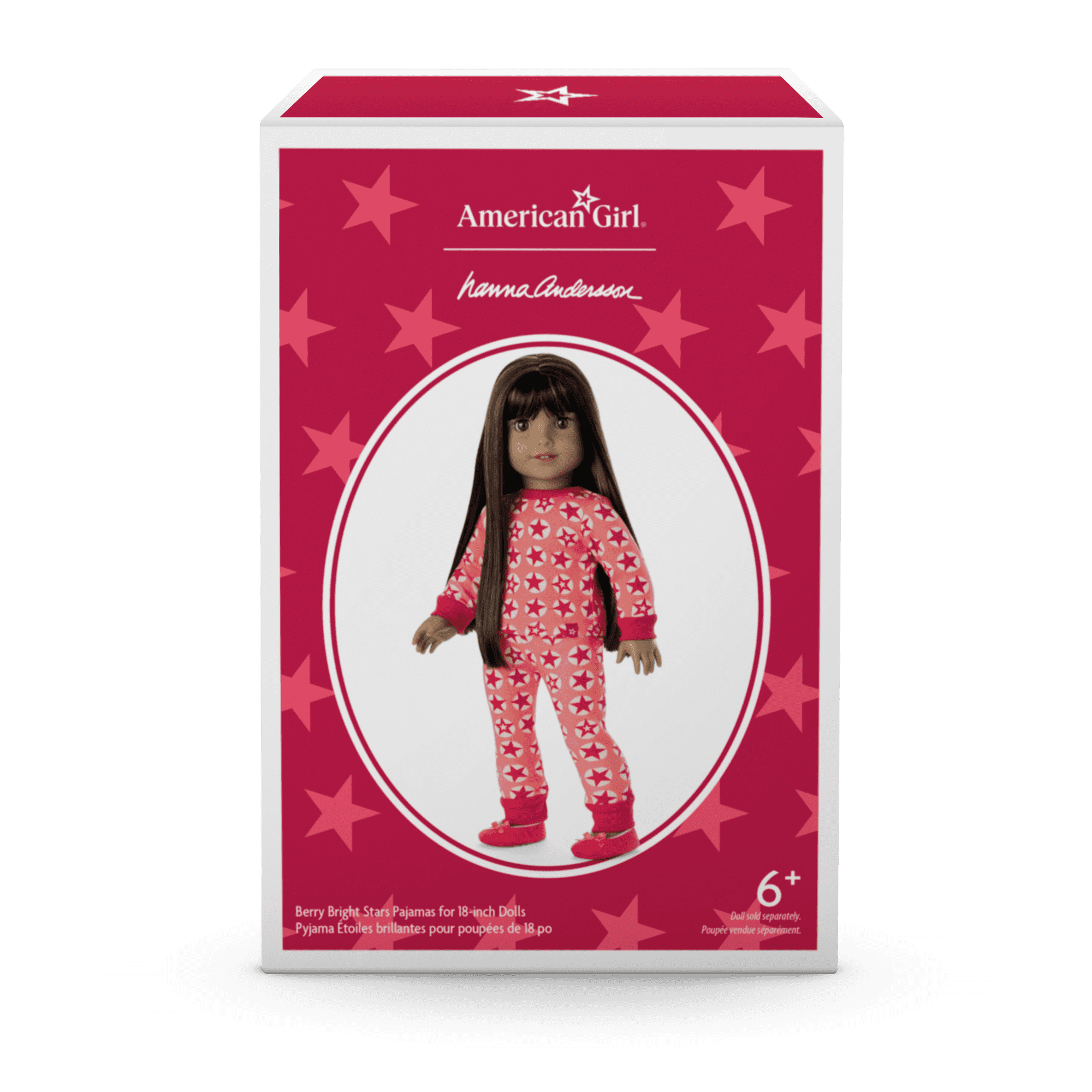 American Girl® x Hanna Andersson Berry Bright Stars Pajamas for 18-inch Dolls