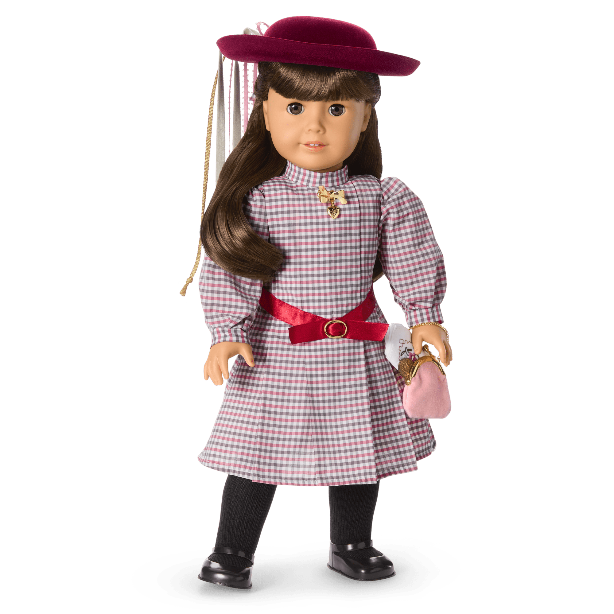 Samantha Parkington™ 18-inch Doll & Cranberry Party Dress Bundle (Historical Characters)