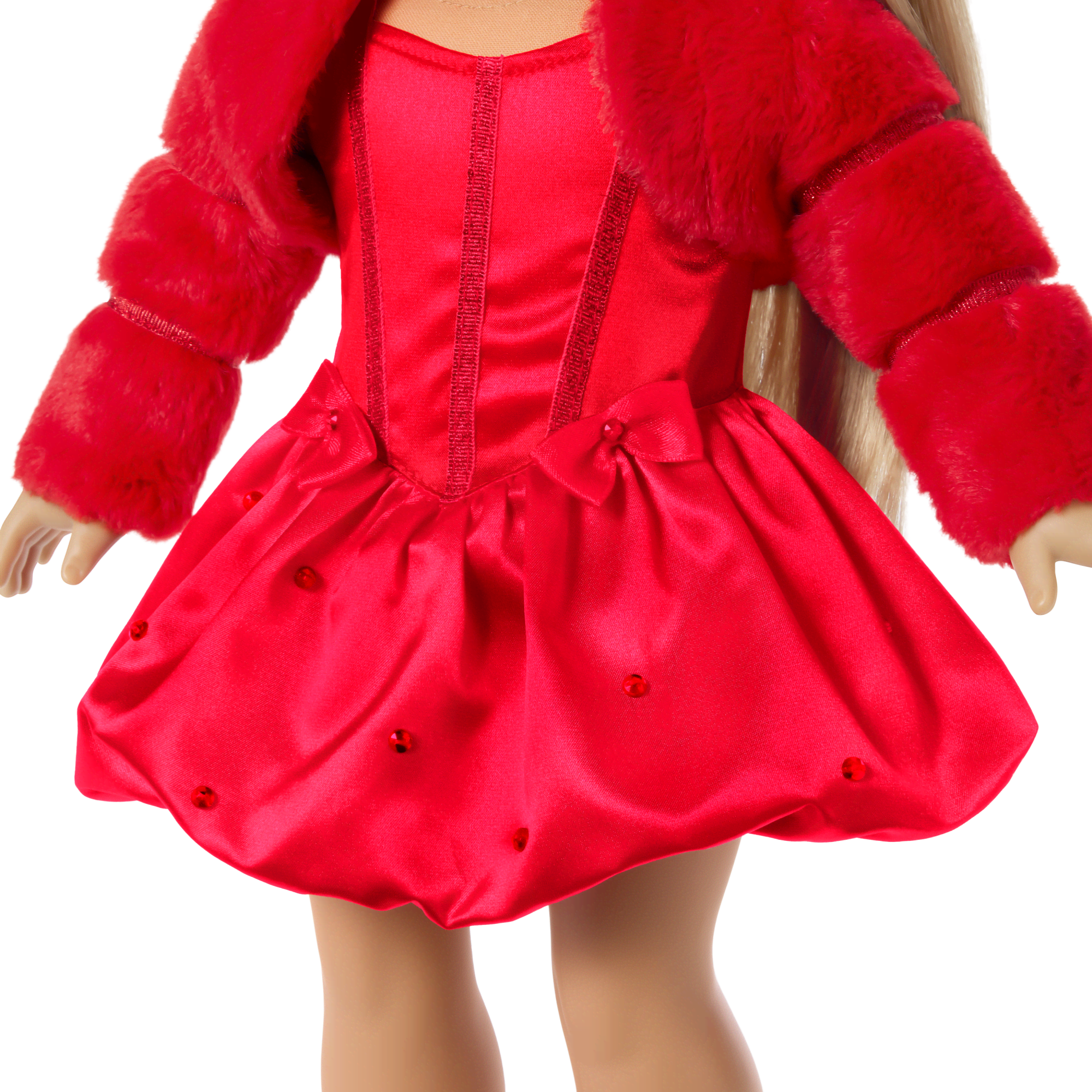 July Ruby Beauty Outfit for 18-inch Dolls