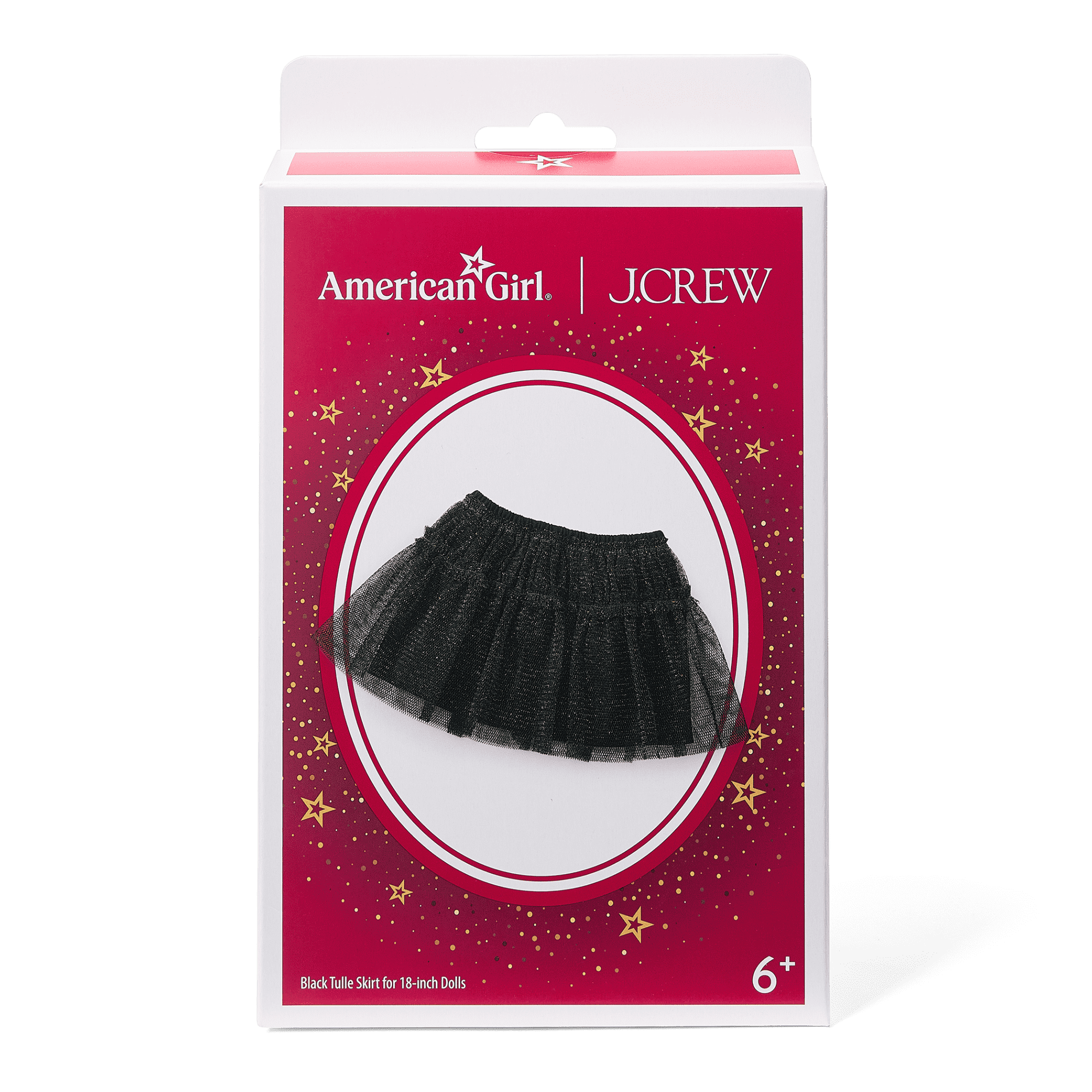 American Girl® x J.Crew Black Tulle Skirt for 18-inch Dolls