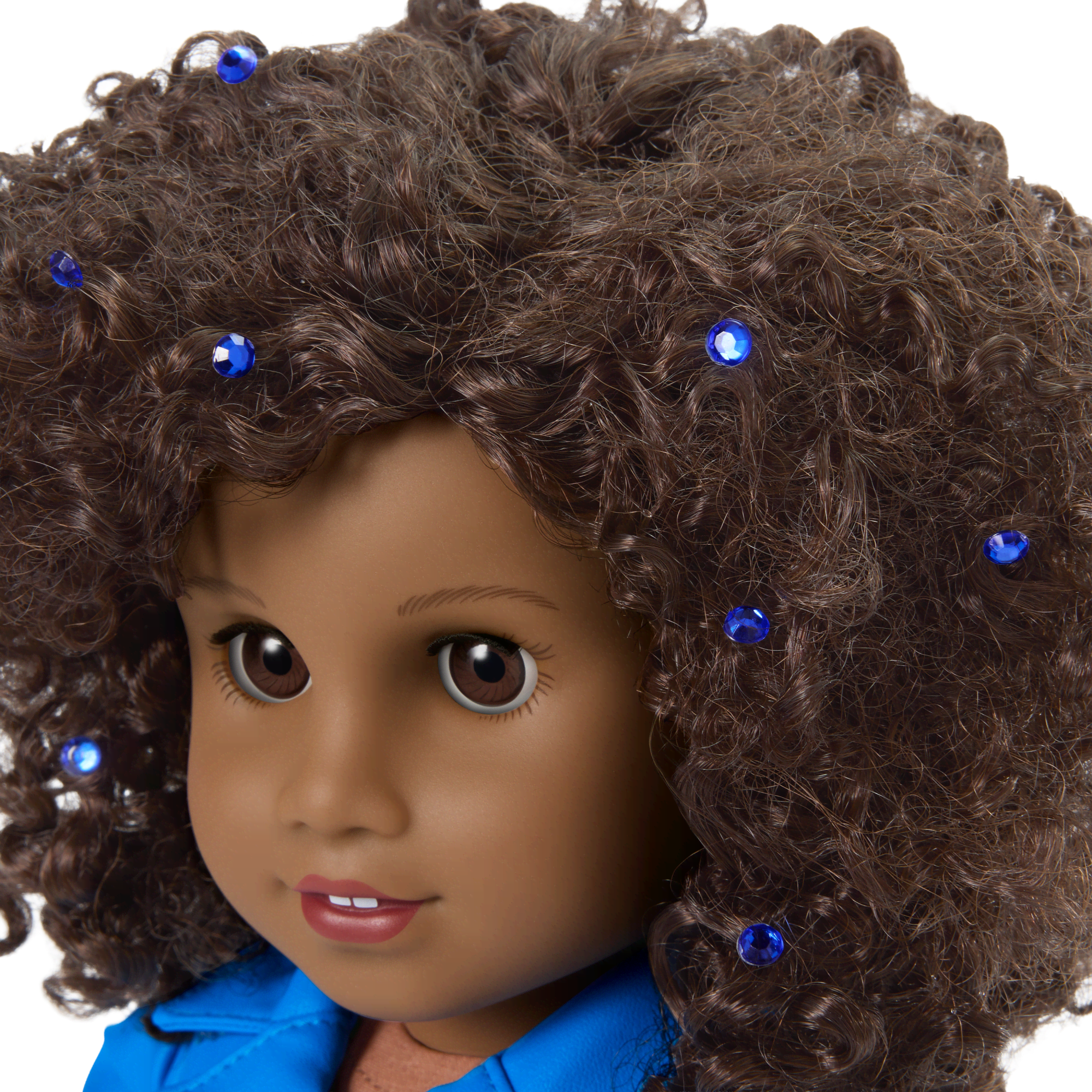 September Sapphire Sparkle Outfit for 18-inch Dolls