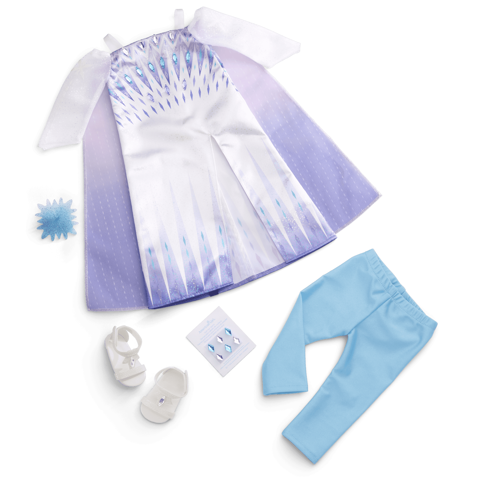 Disney Frozen Snow Queen Elsa Outfit & Accessories for 18-inch Dolls by American Girl®