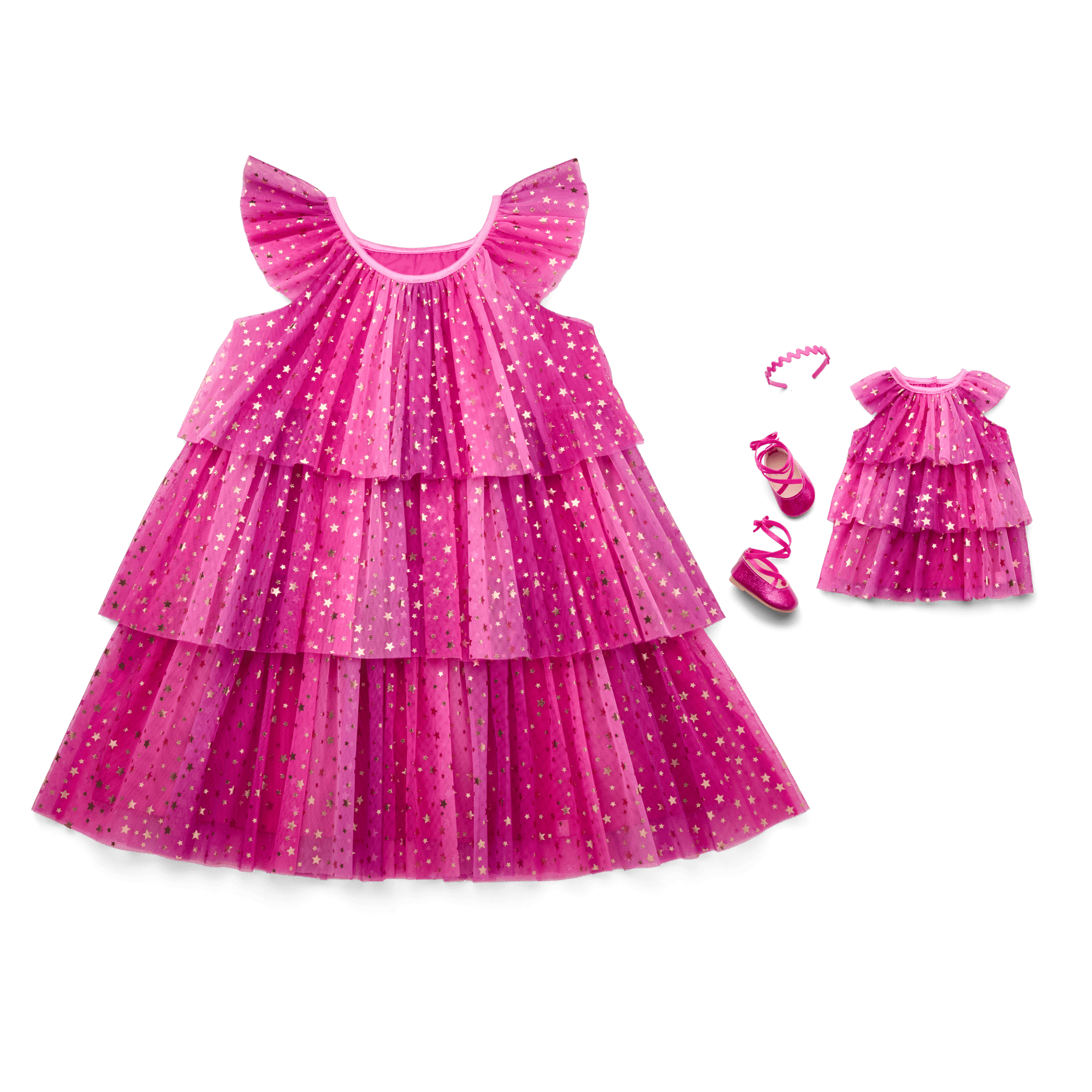 Pink Party-Ready Dresses for Girls & Dolls | American Girl Pink Party-Ready Dresses for Girls & Dolls | American Girl
