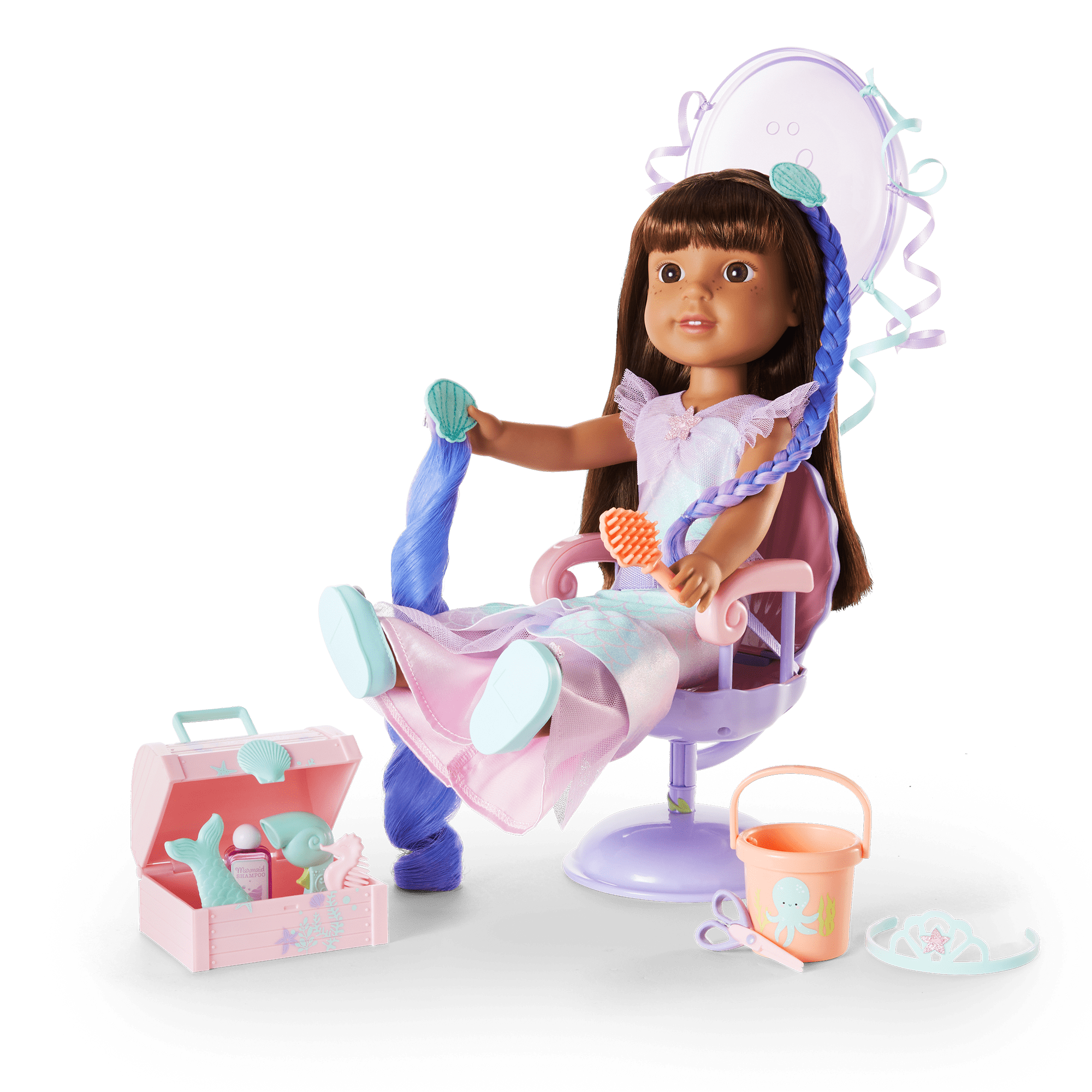 Seashell Salon Set for WellieWishers™ Dolls