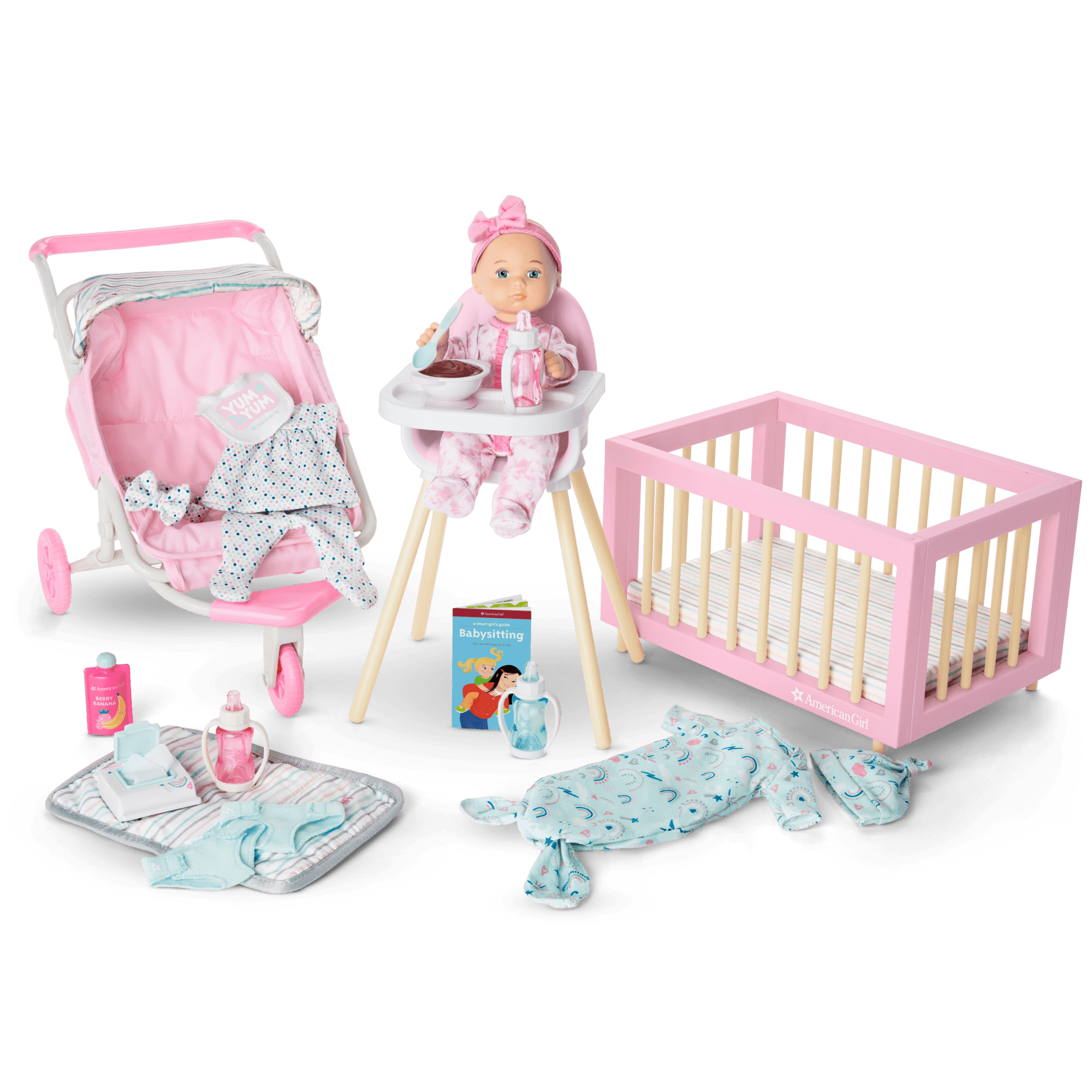 Little Bitty Baby™ Double Stroller Set for 7.75-inch Dolls