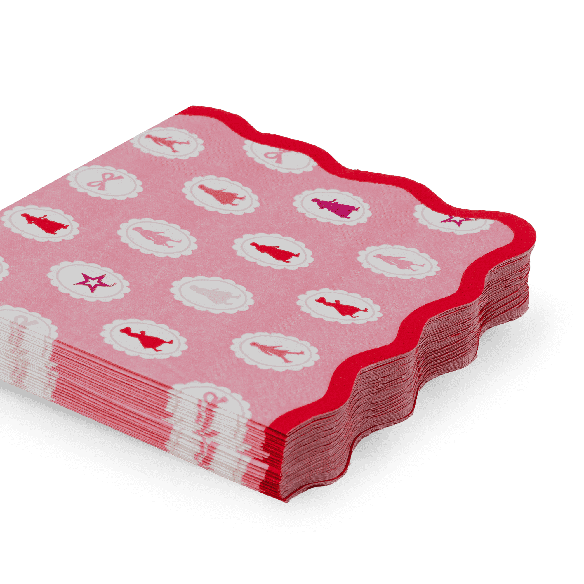 American Girl™ x Bonjour Fête Classic Characters Small Napkins (Set of 20)