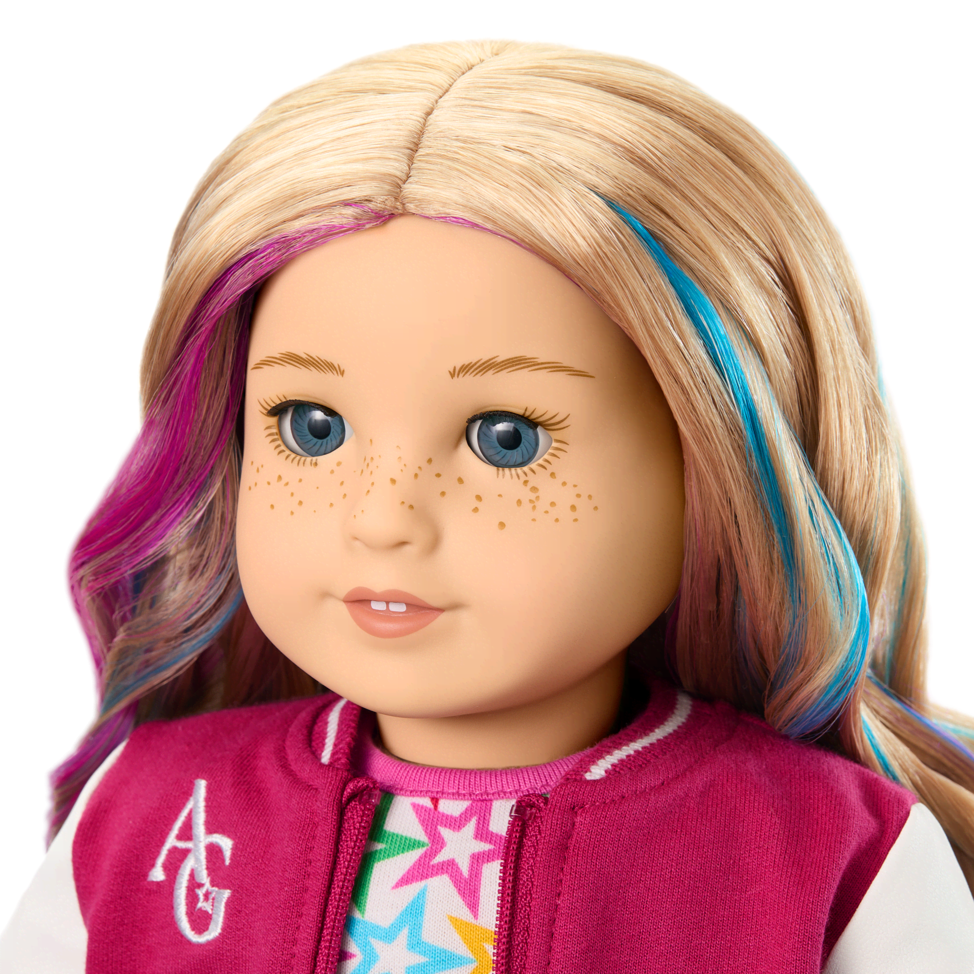 Truly Me™ 18-inch Doll #110 with wavy blonde hair