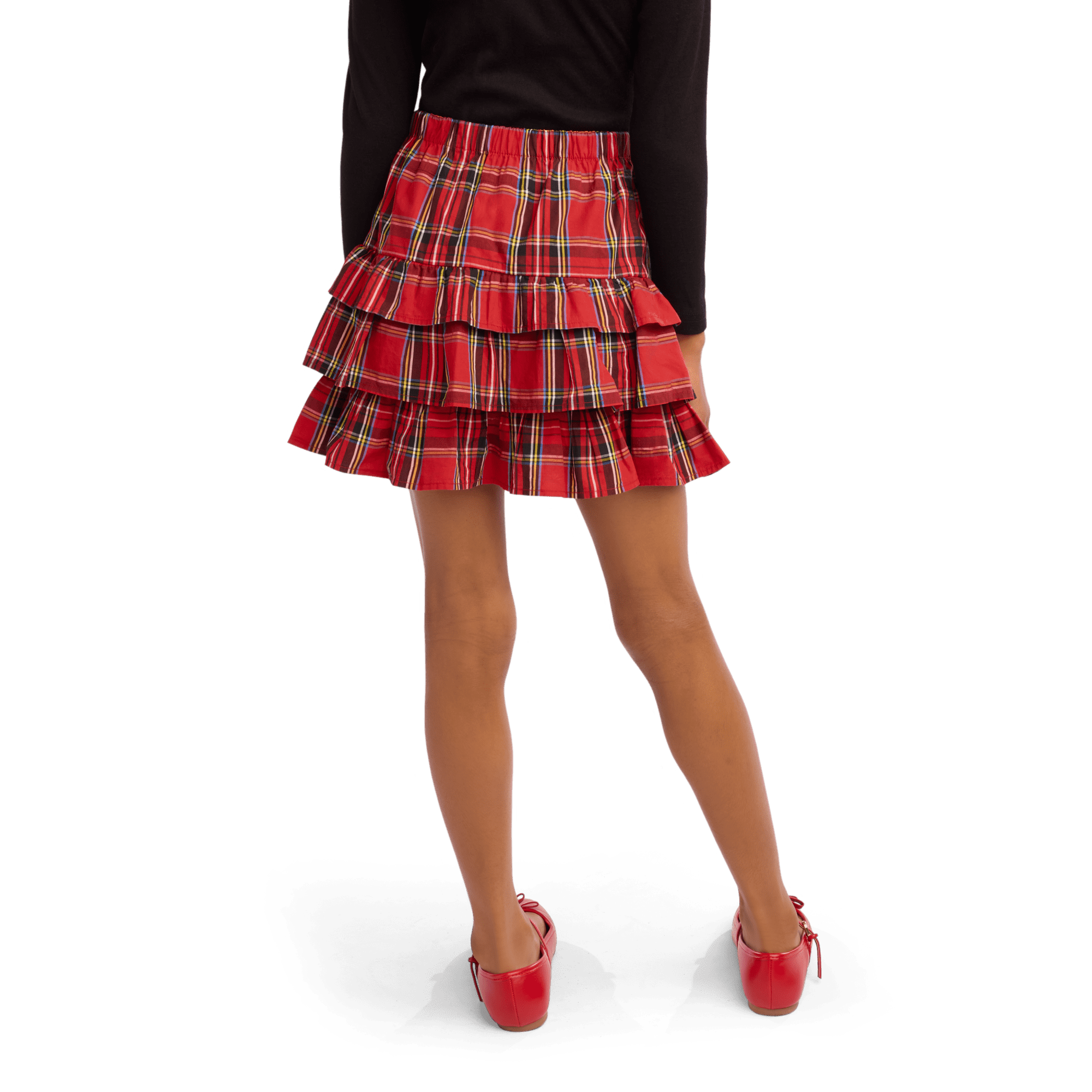American Girl® x J.Crew Tiered Plaid Skirt for Girls